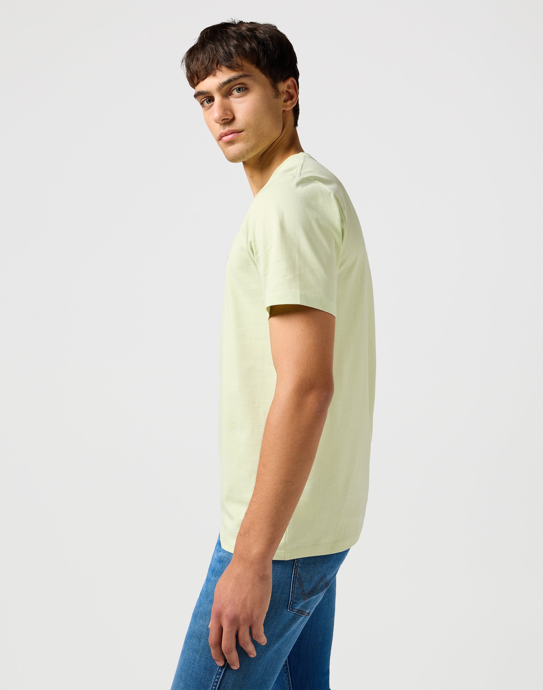 Sign Off Tee in Seafoam Green T-shirts Wrangler
