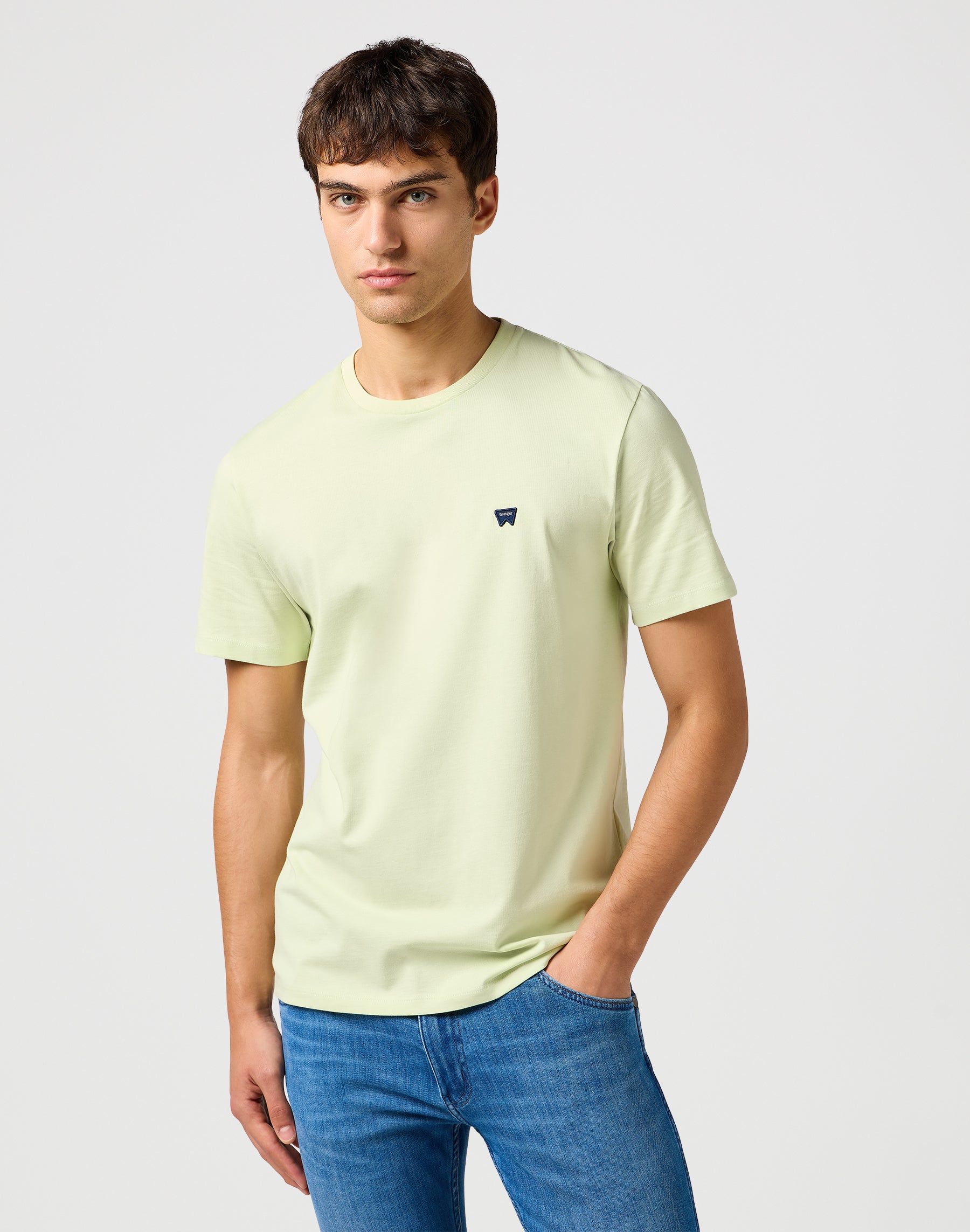 Sign Off Tee in Seafoam Green T-shirts Wrangler