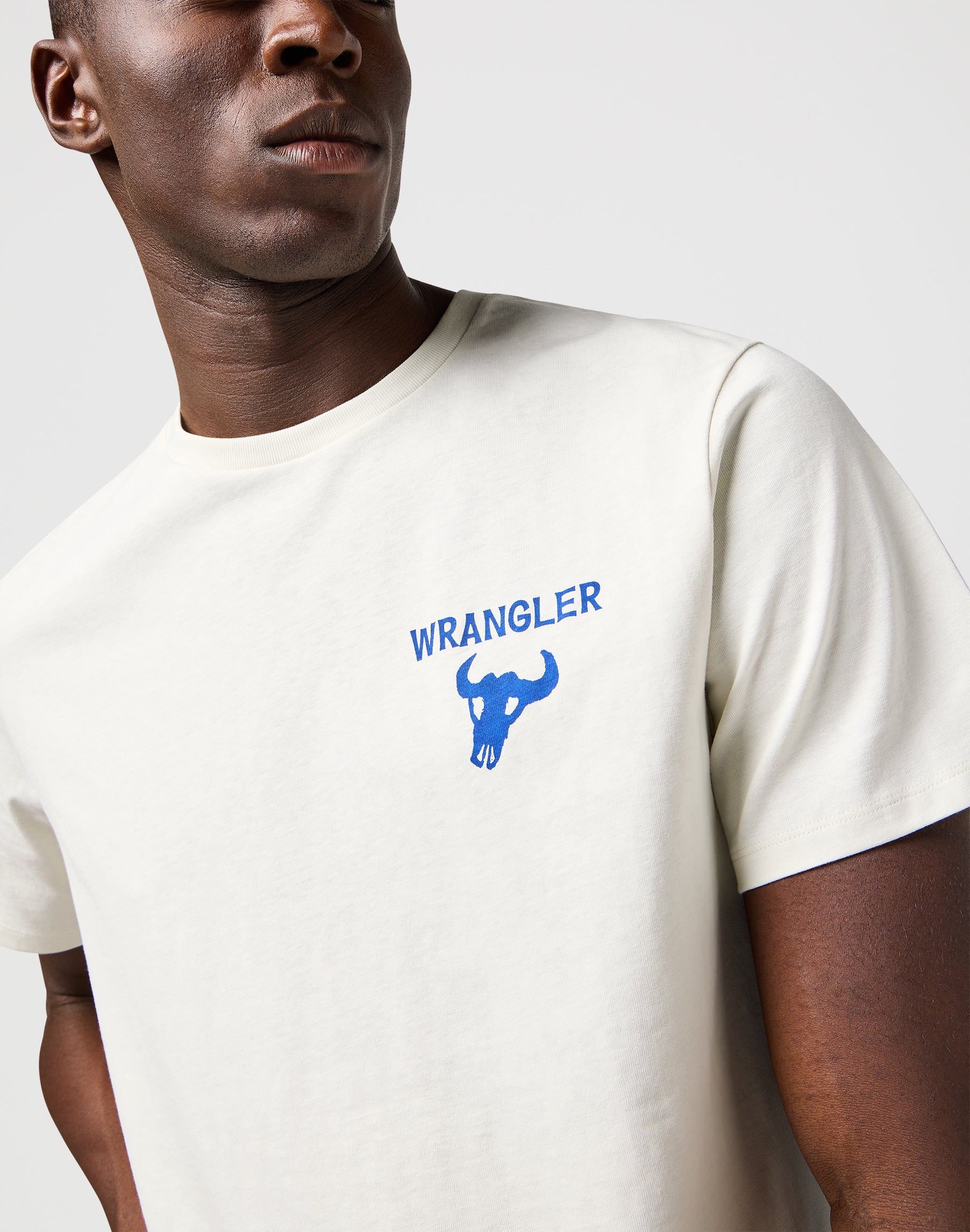 Graphic Tee in Vintage White T-shirts Wrangler