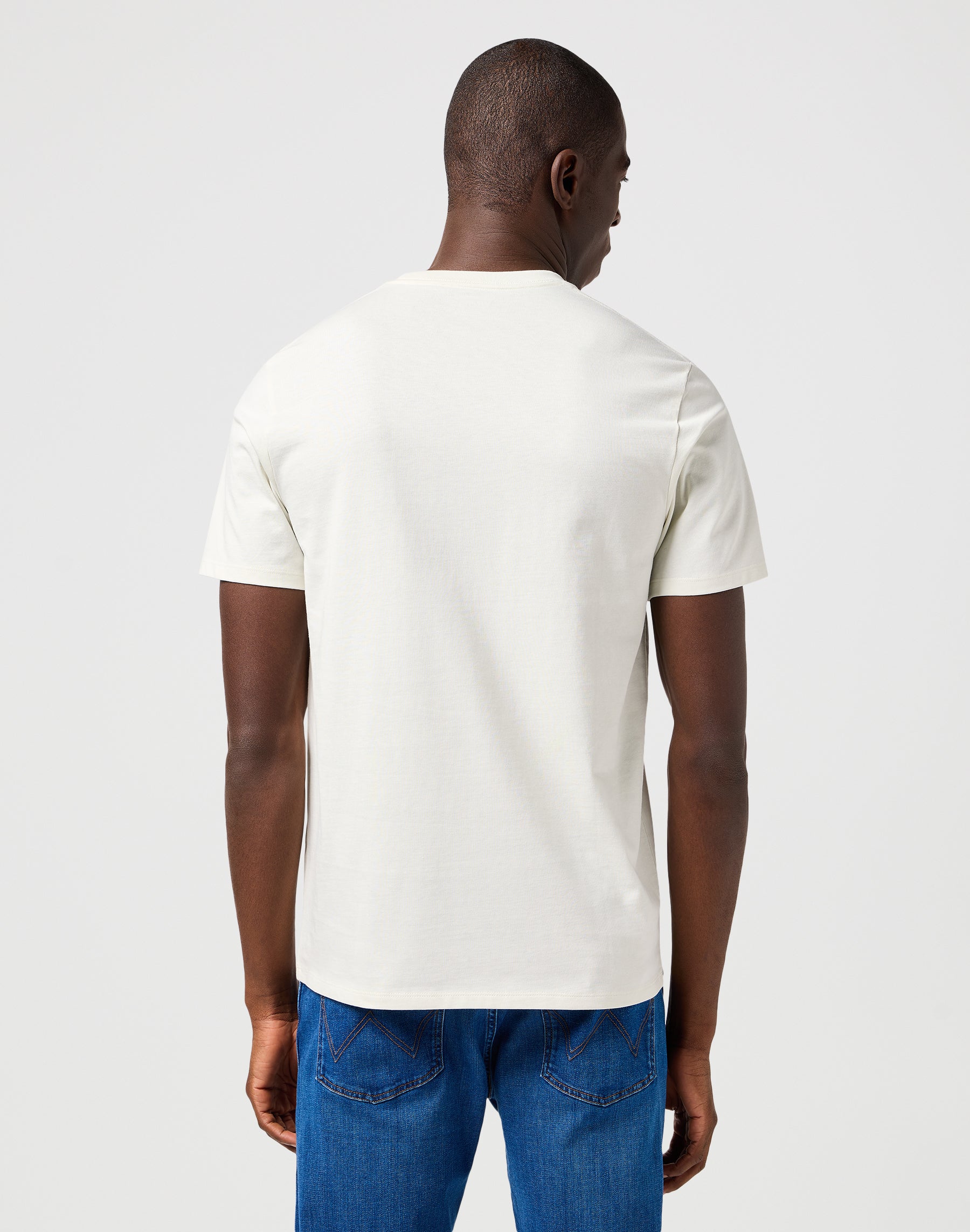 Small Graphic Tee in Vintage White T-shirts Wrangler
