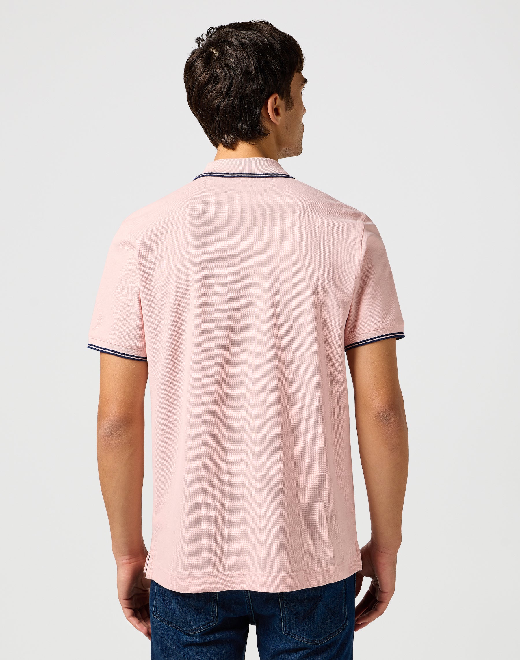 Polo rose argenté T-shirts Wrangler