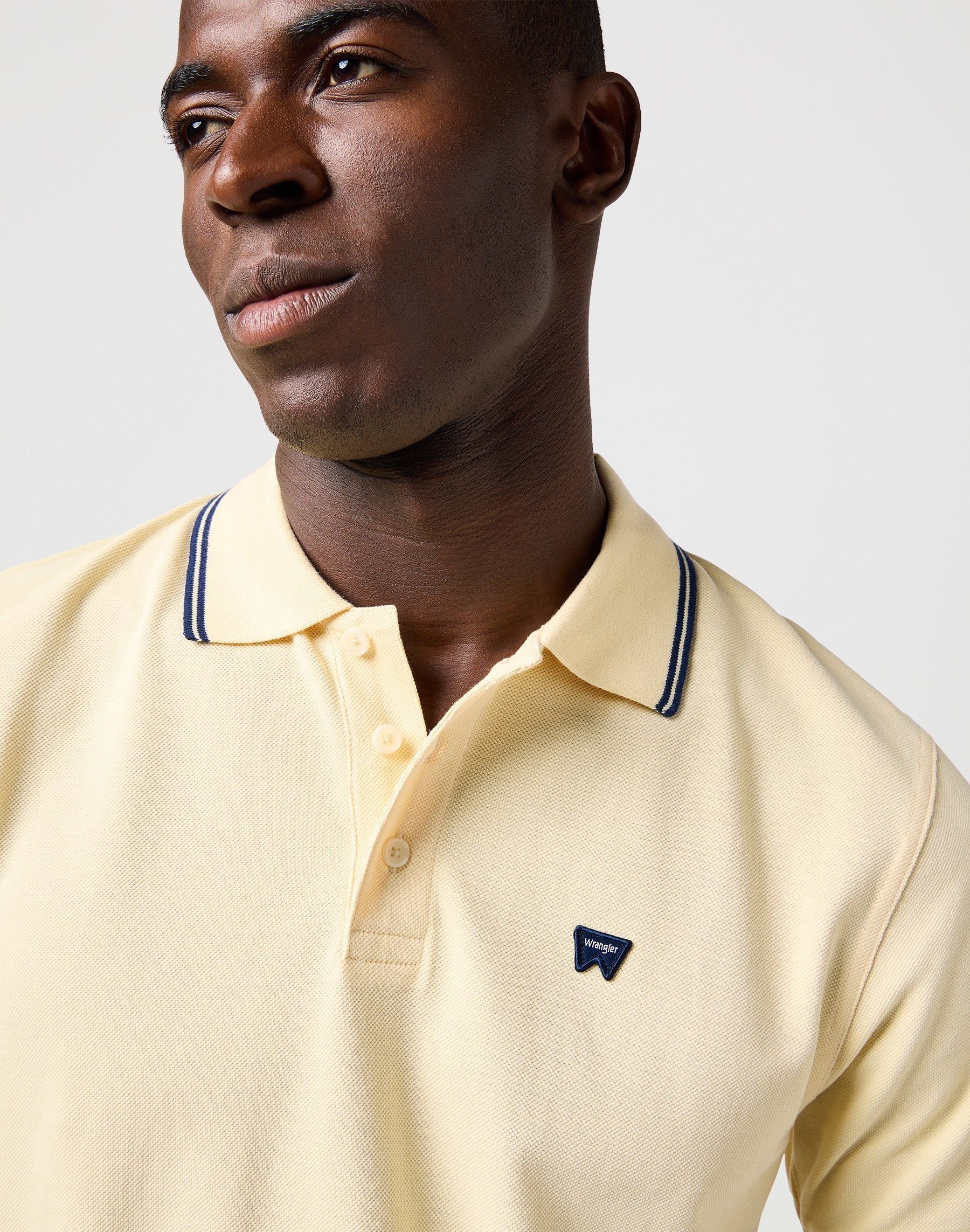Polo en crêpe de banane T-shirts Wrangler