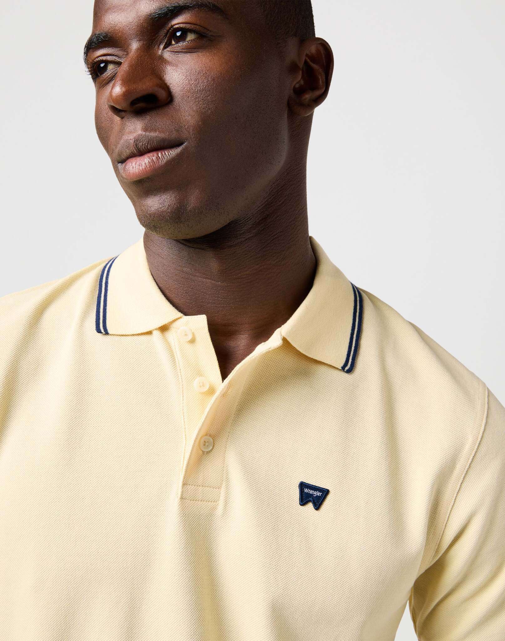 Polo en crêpe de banane T-shirts Wrangler