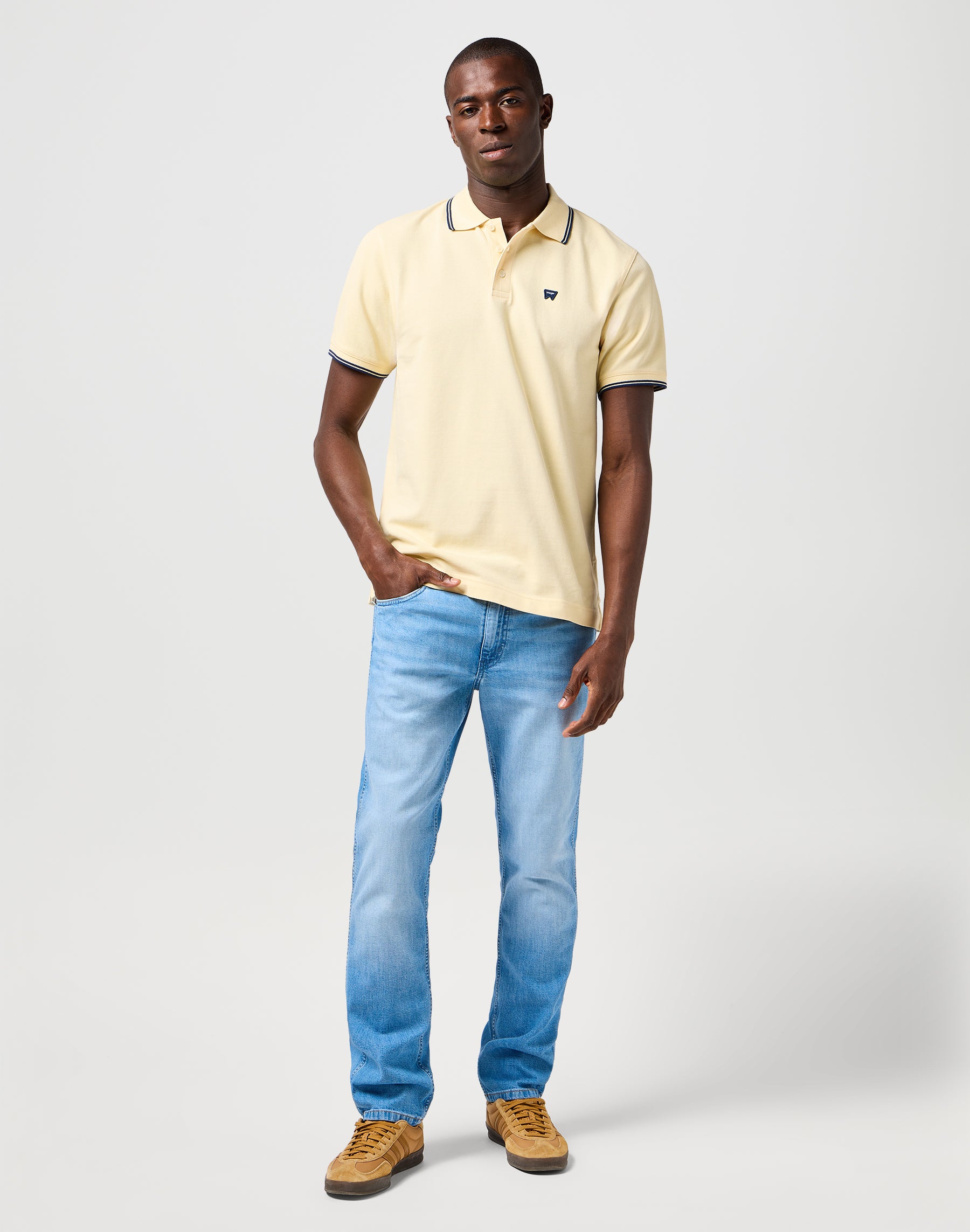 Polo en crêpe de banane T-shirts Wrangler