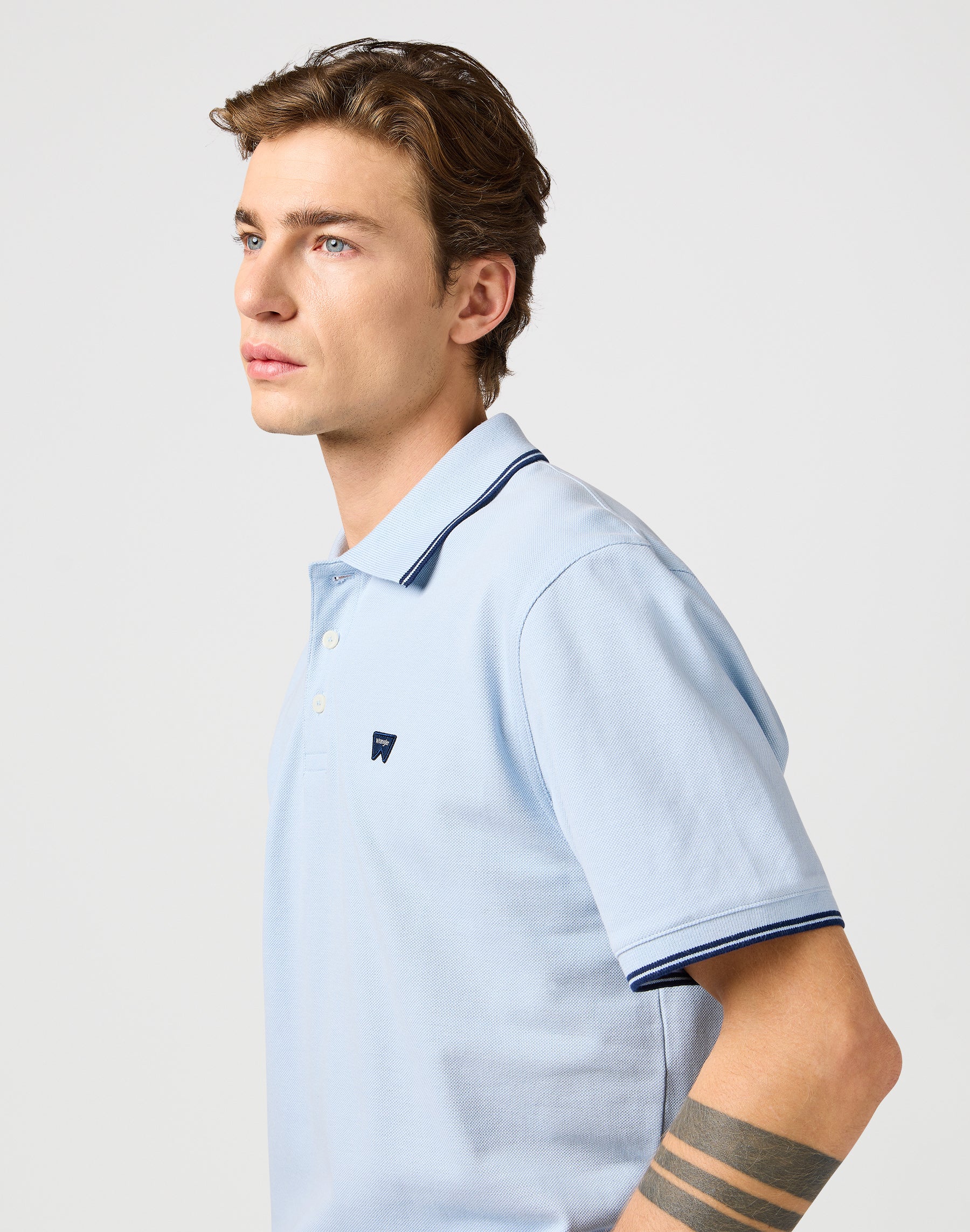 Polo à Niagara Mist T-shirts Wrangler