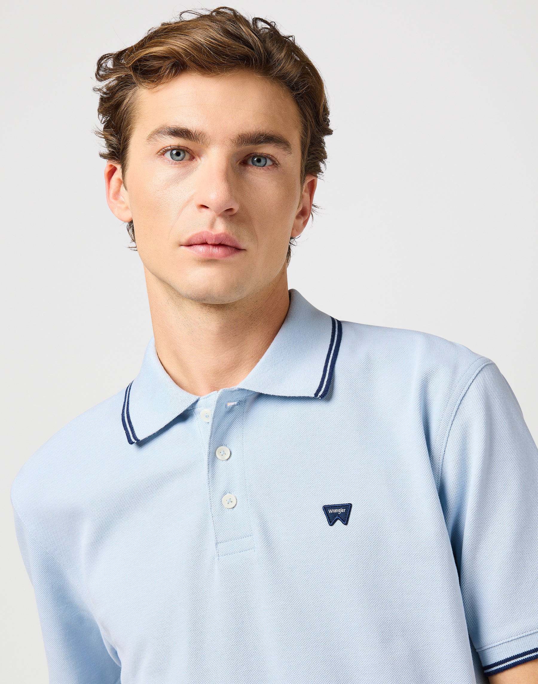 Polo à Niagara Mist T-shirts Wrangler