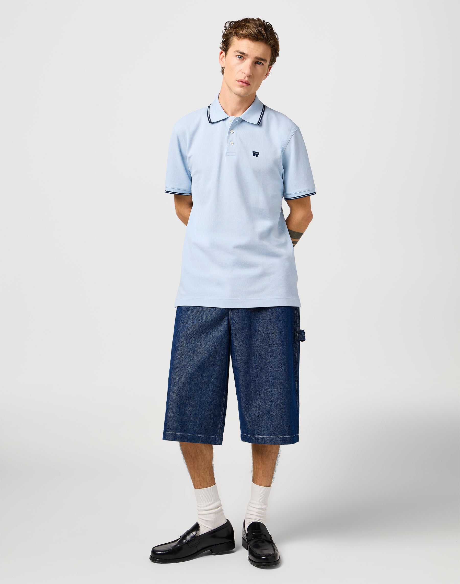 Polo à Niagara Mist T-shirts Wrangler