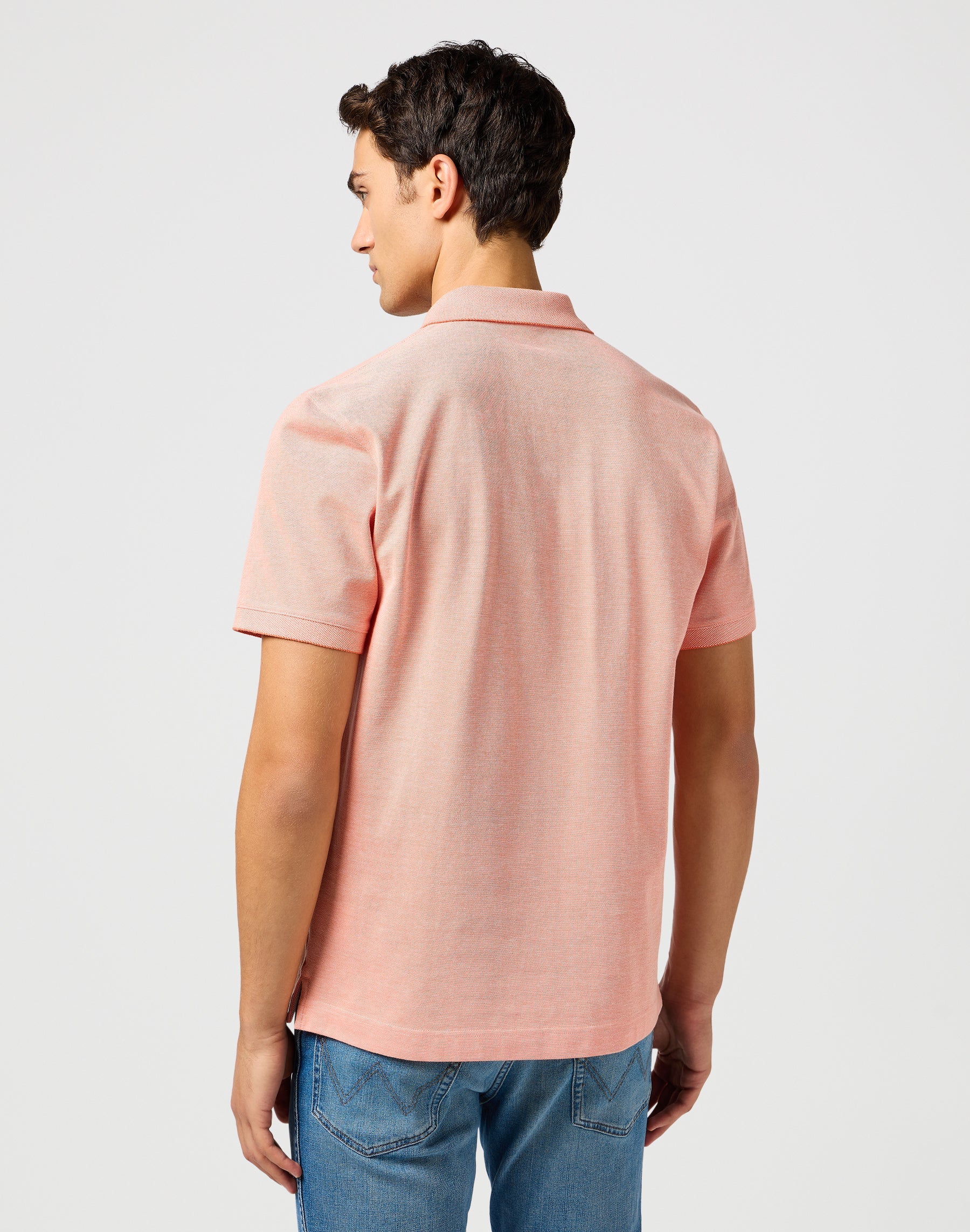 Refined Polo Shirt in Orange T-shirts Wrangler