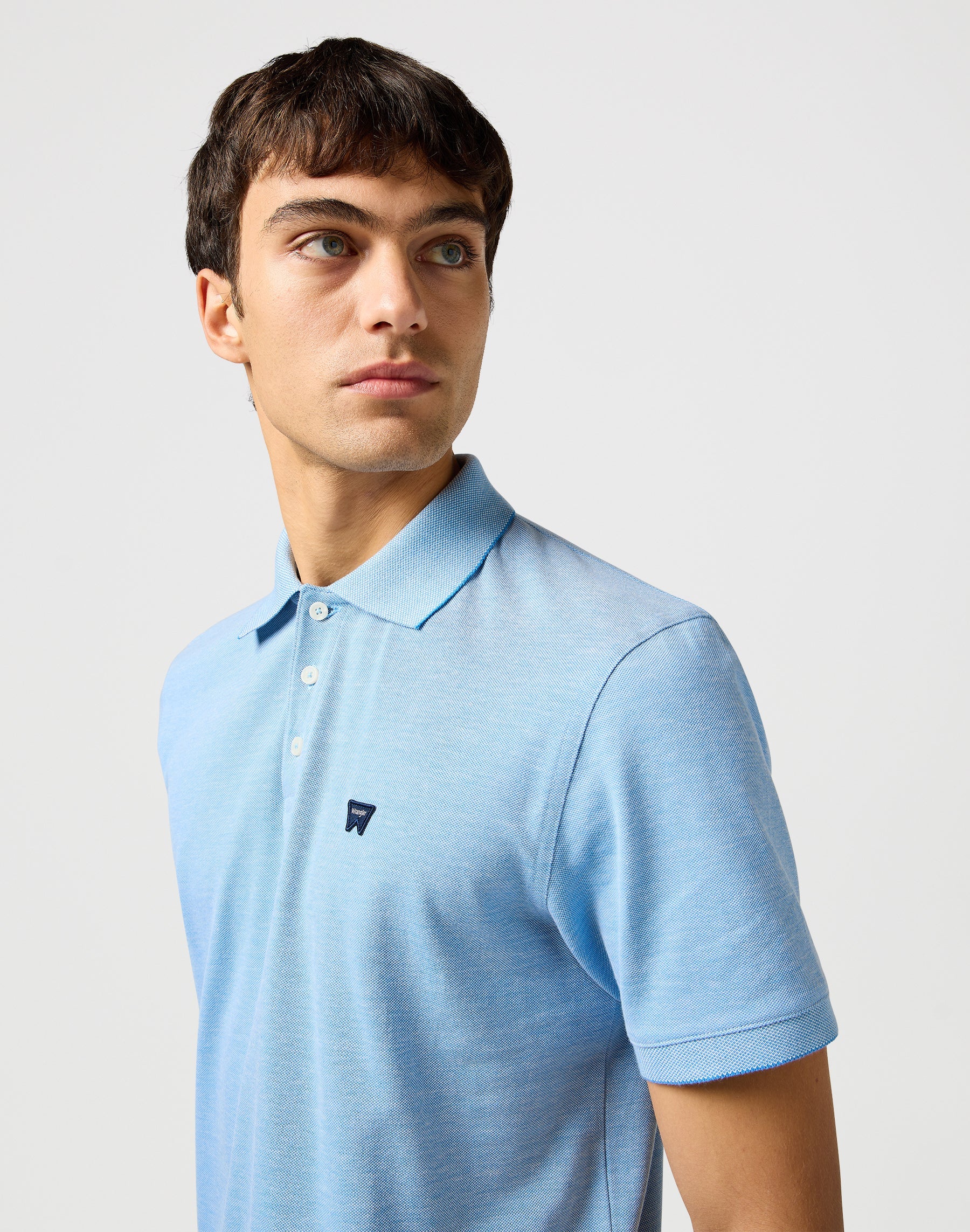 Refined Polo Shirt in Blue T-shirts Wrangler