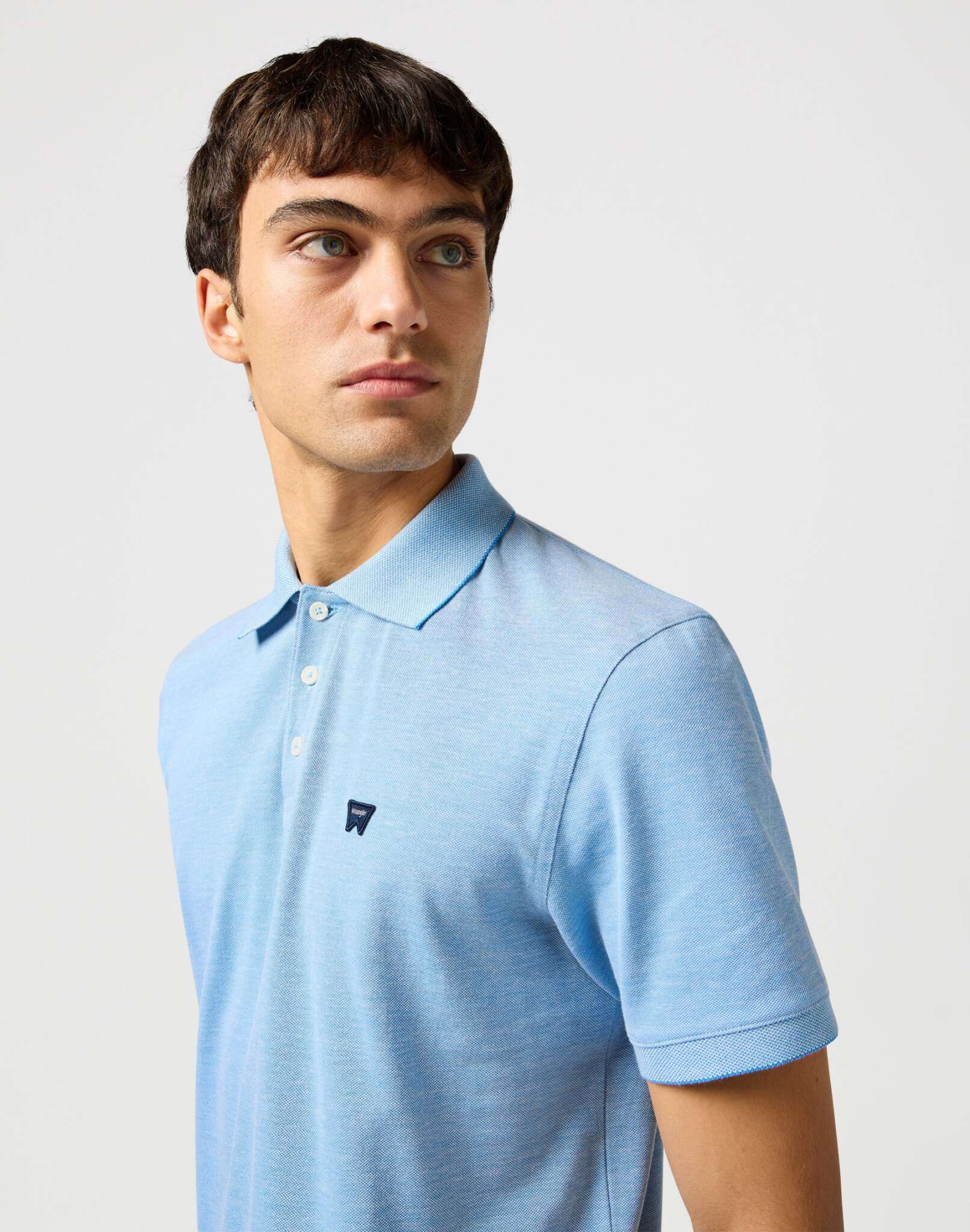 Refined Polo Shirt in Blue T-shirts Wrangler