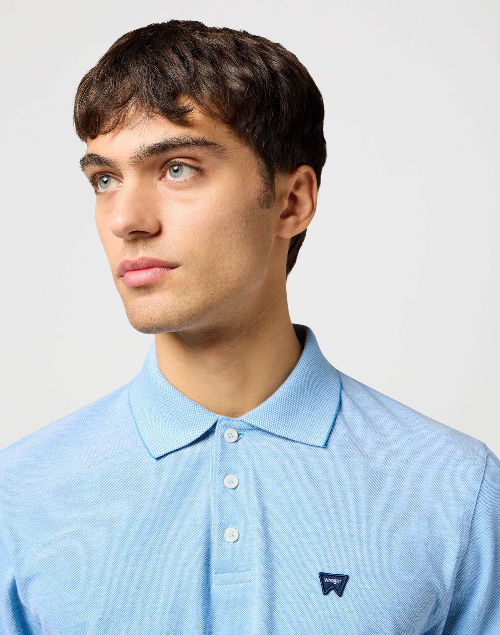 Refined Polo Shirt in Blue T-shirts Wrangler