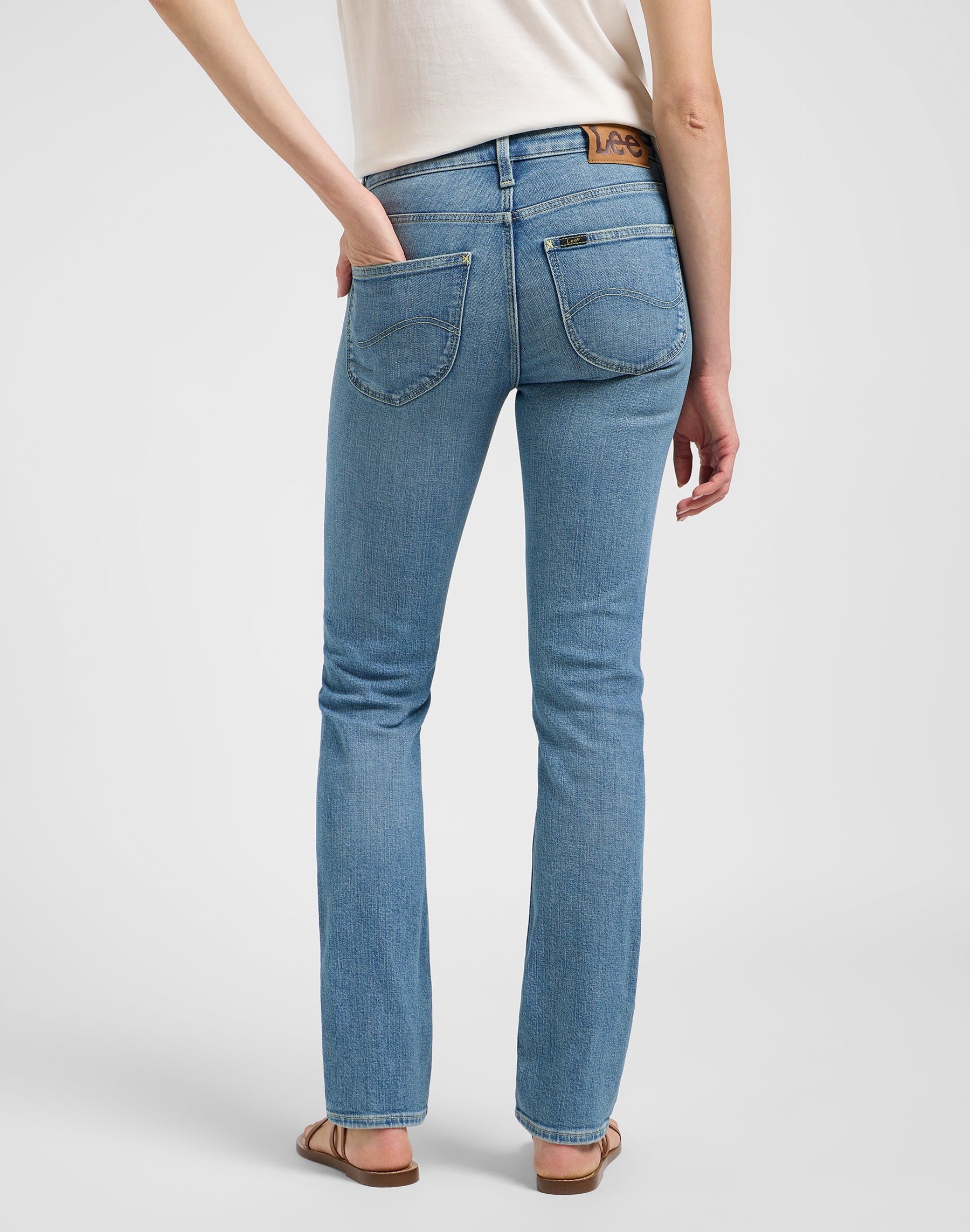 Elly in Ciel nuageux Jeans Lee