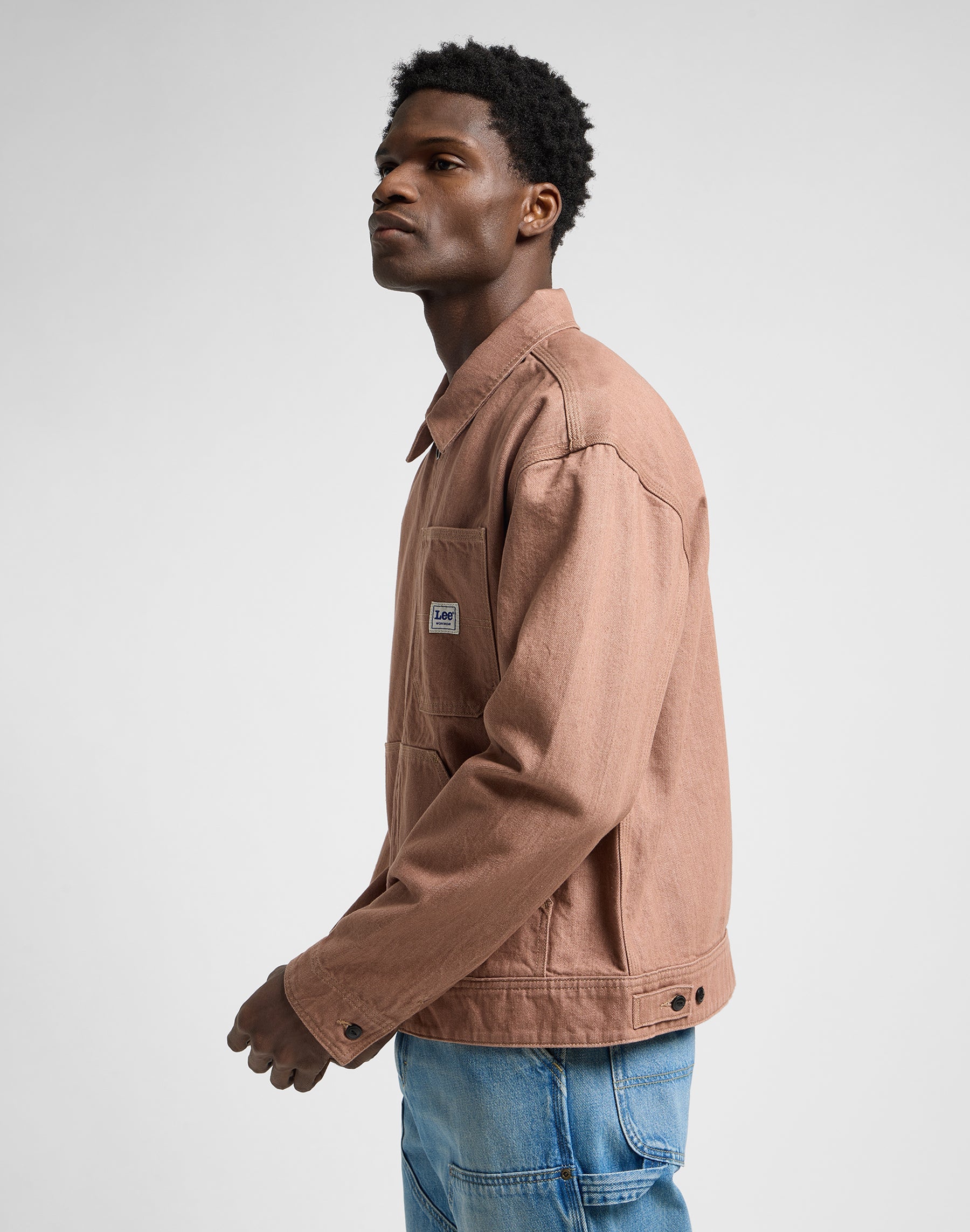91W Workwear Jacket in Earth Clay Vestes Lee