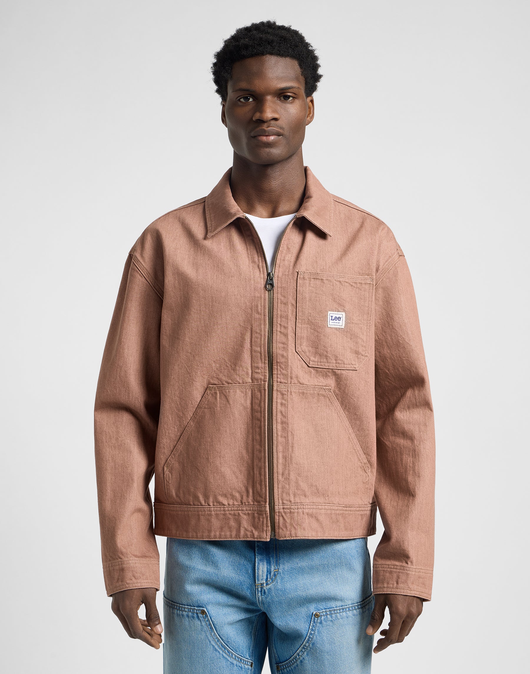 91W Workwear Jacket in Earth Clay Vestes Lee