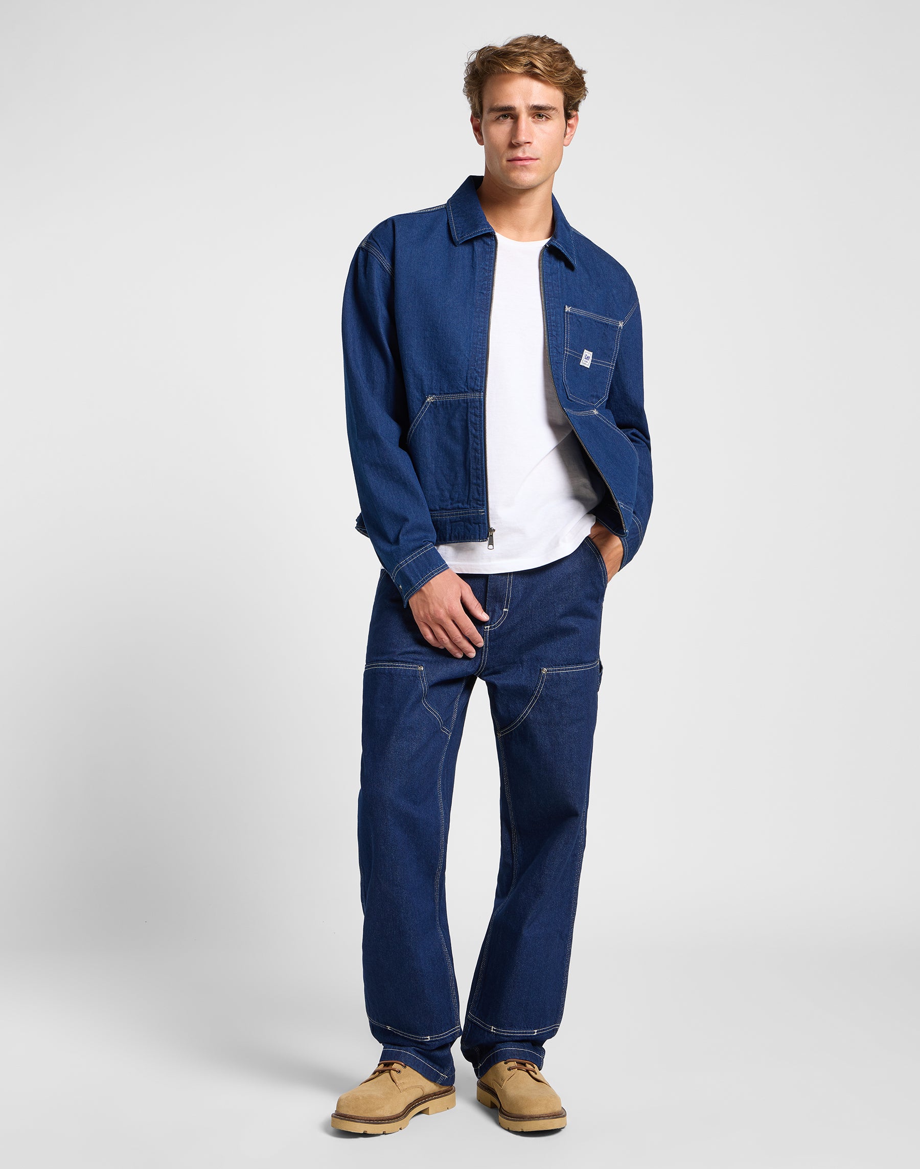 91W Workwear Jacket dans Rinse Vestes Lee