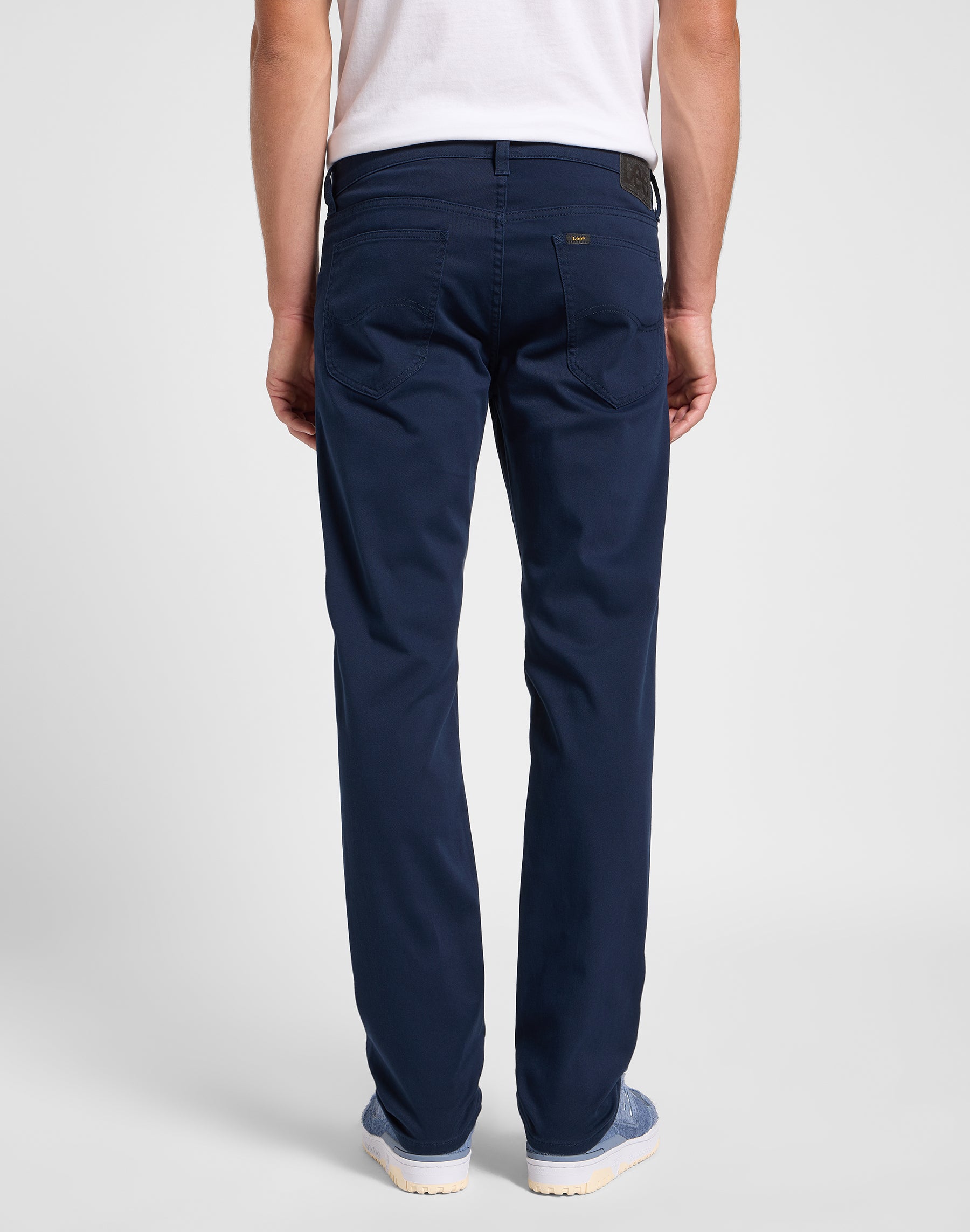 Daren Zip Fly en pantalon Rivet Navy Lee