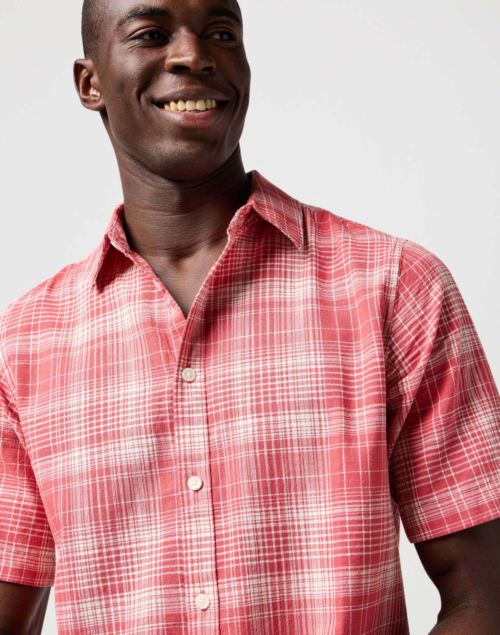 Ss Shirt in Red Chemises Wrangler