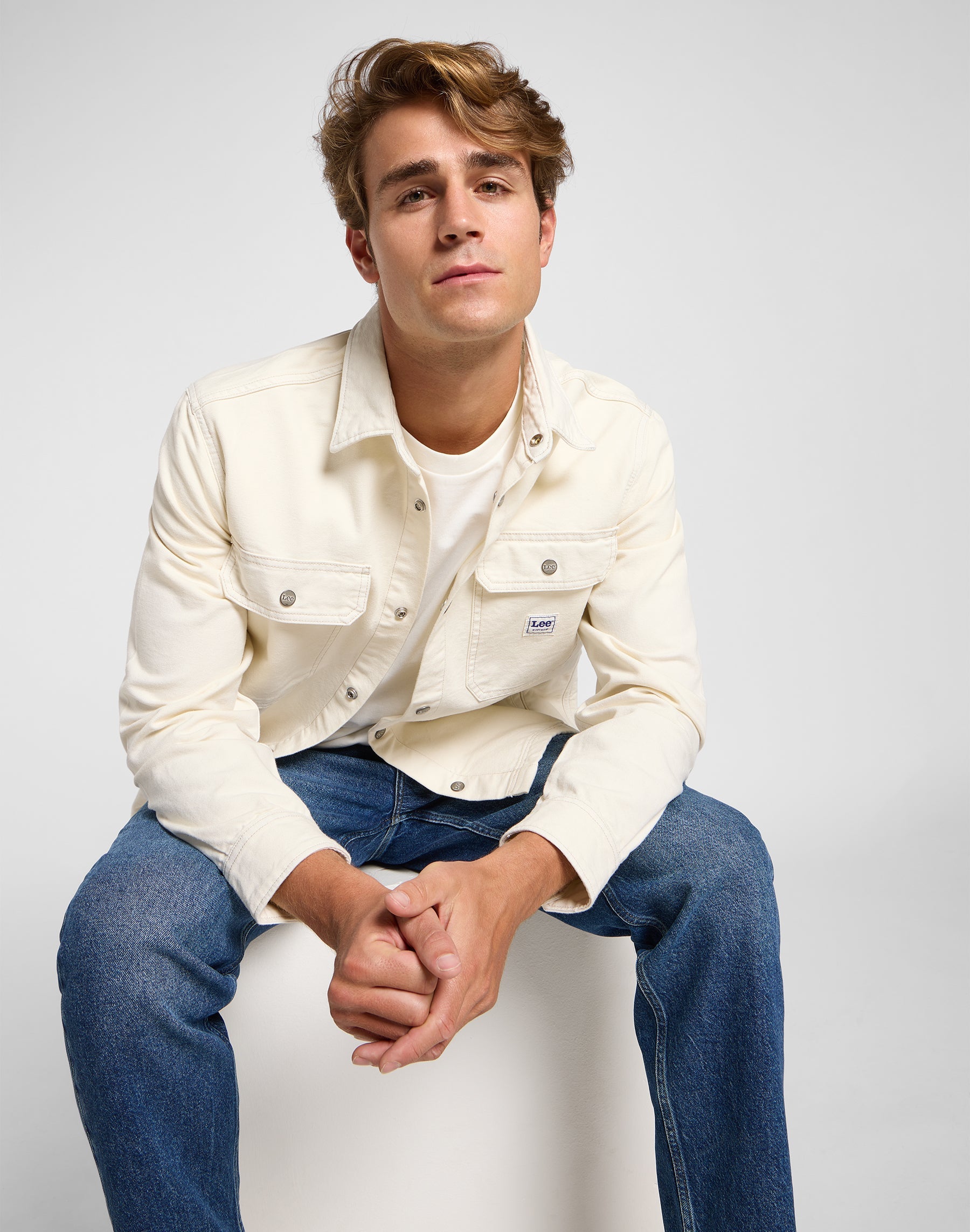 Survêtement de travail en écru Chemises Lee