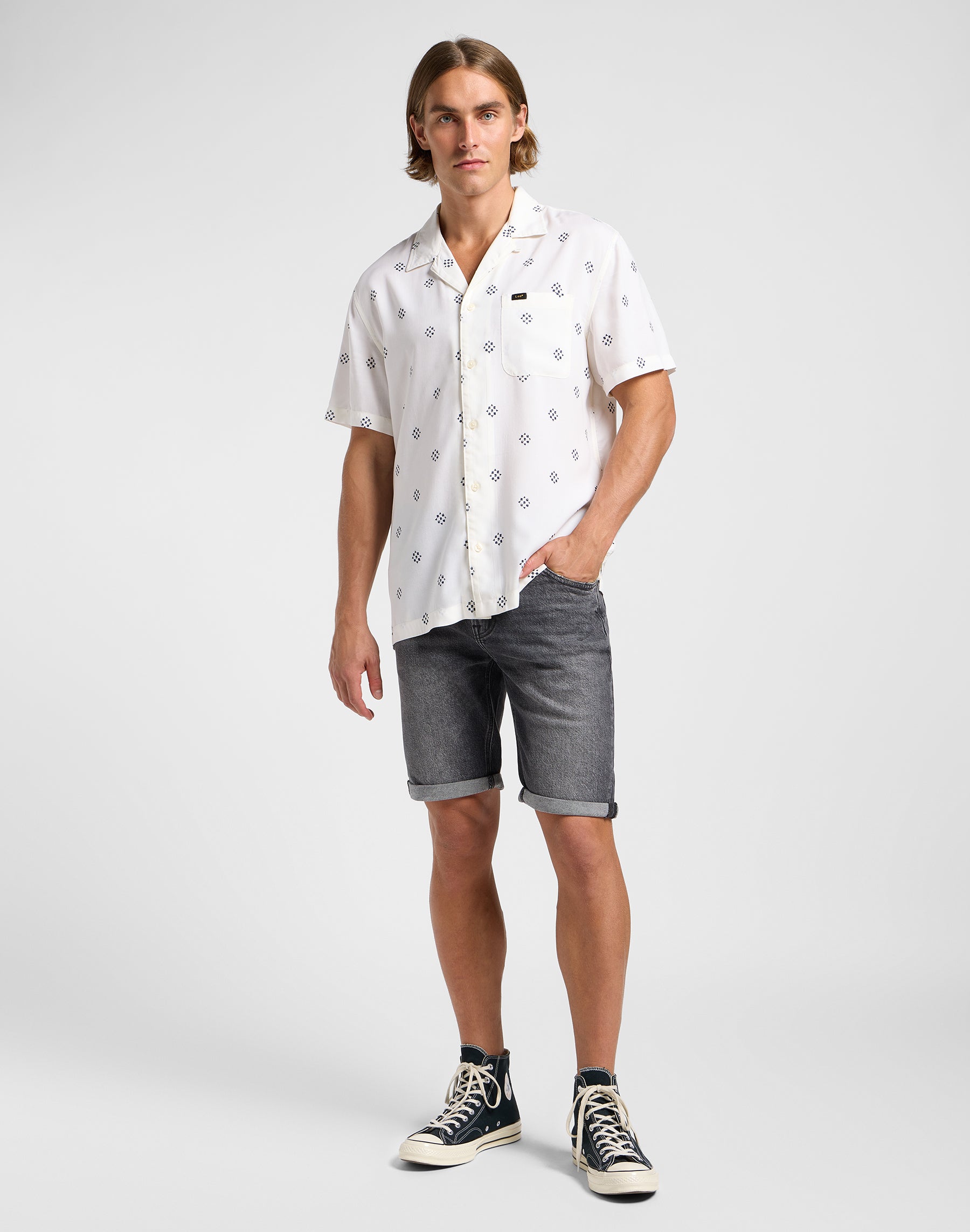Resort Shirt en écru Chemises Lee