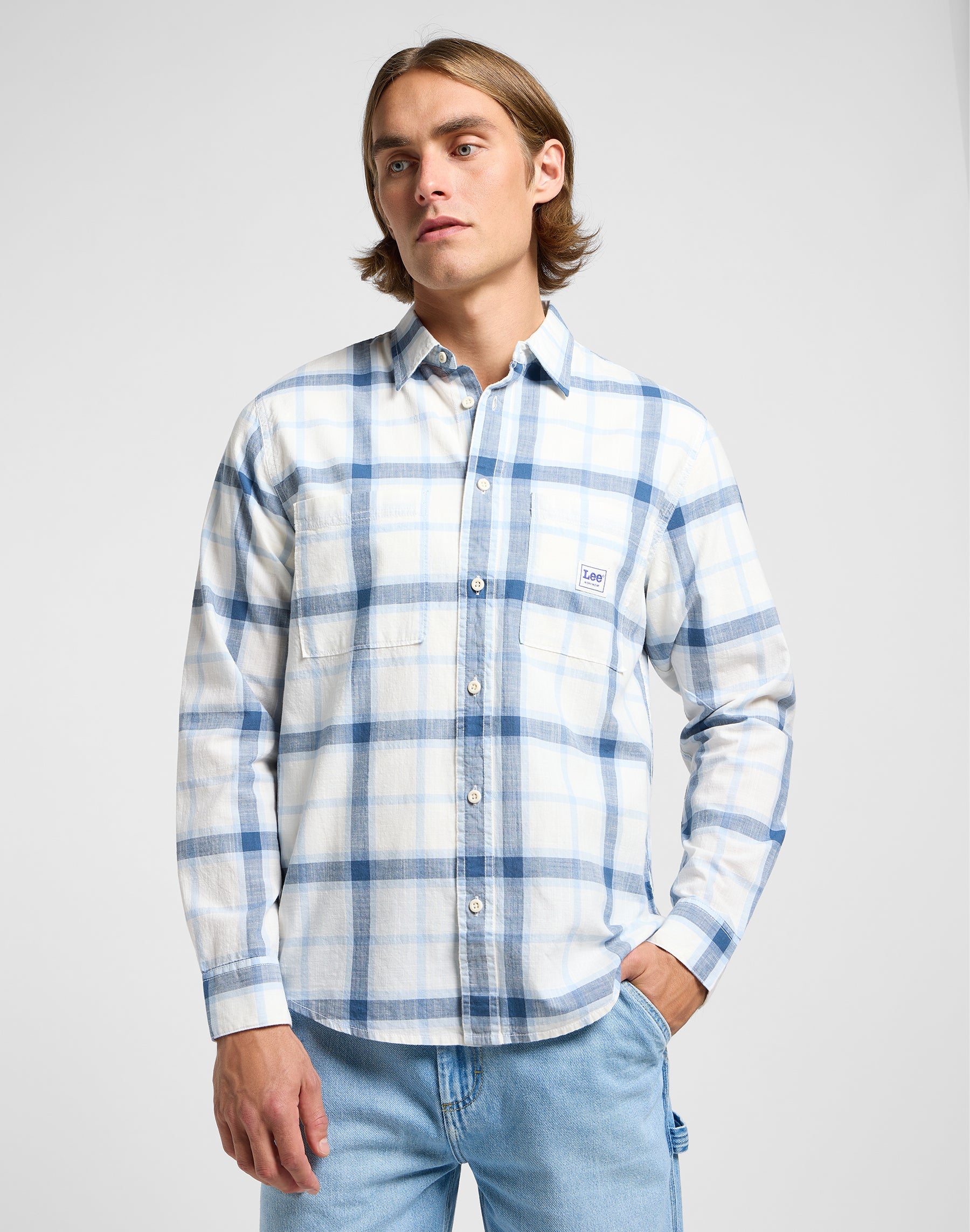 Workwear Shirt 2.0 in Blue Chemises Lee