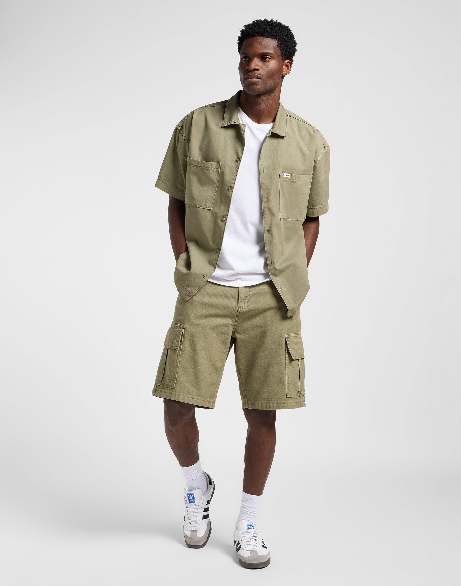 Short Cargo en vert mercantile Shorts Lee