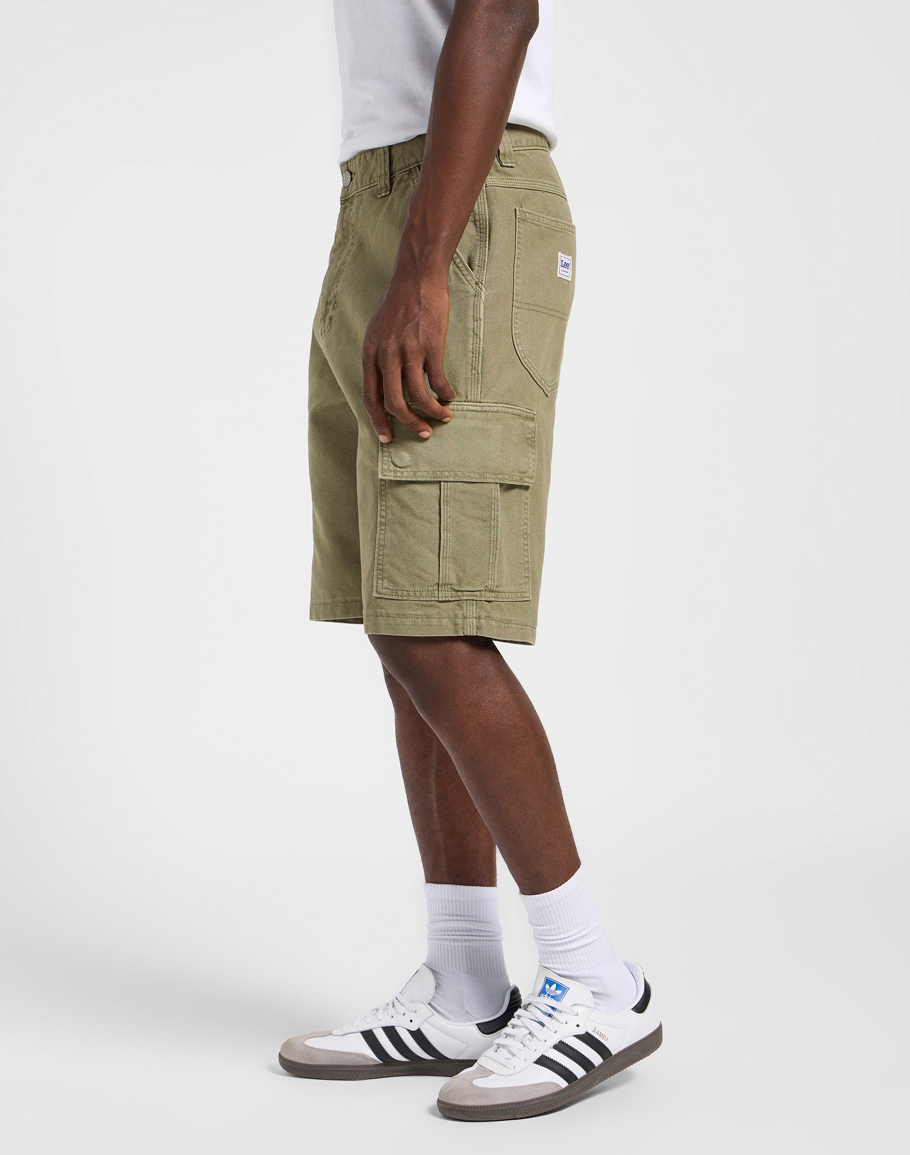 Short Cargo en vert mercantile Shorts Lee