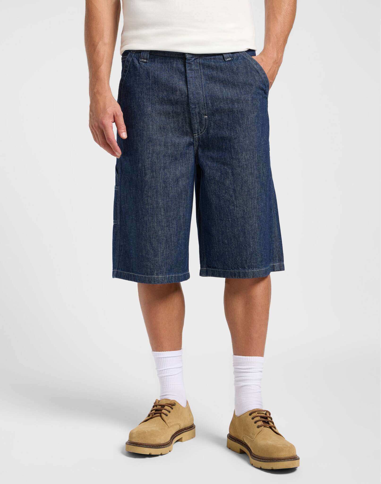 Carpenter Skater Short in Rinse Jeansshorts Lee