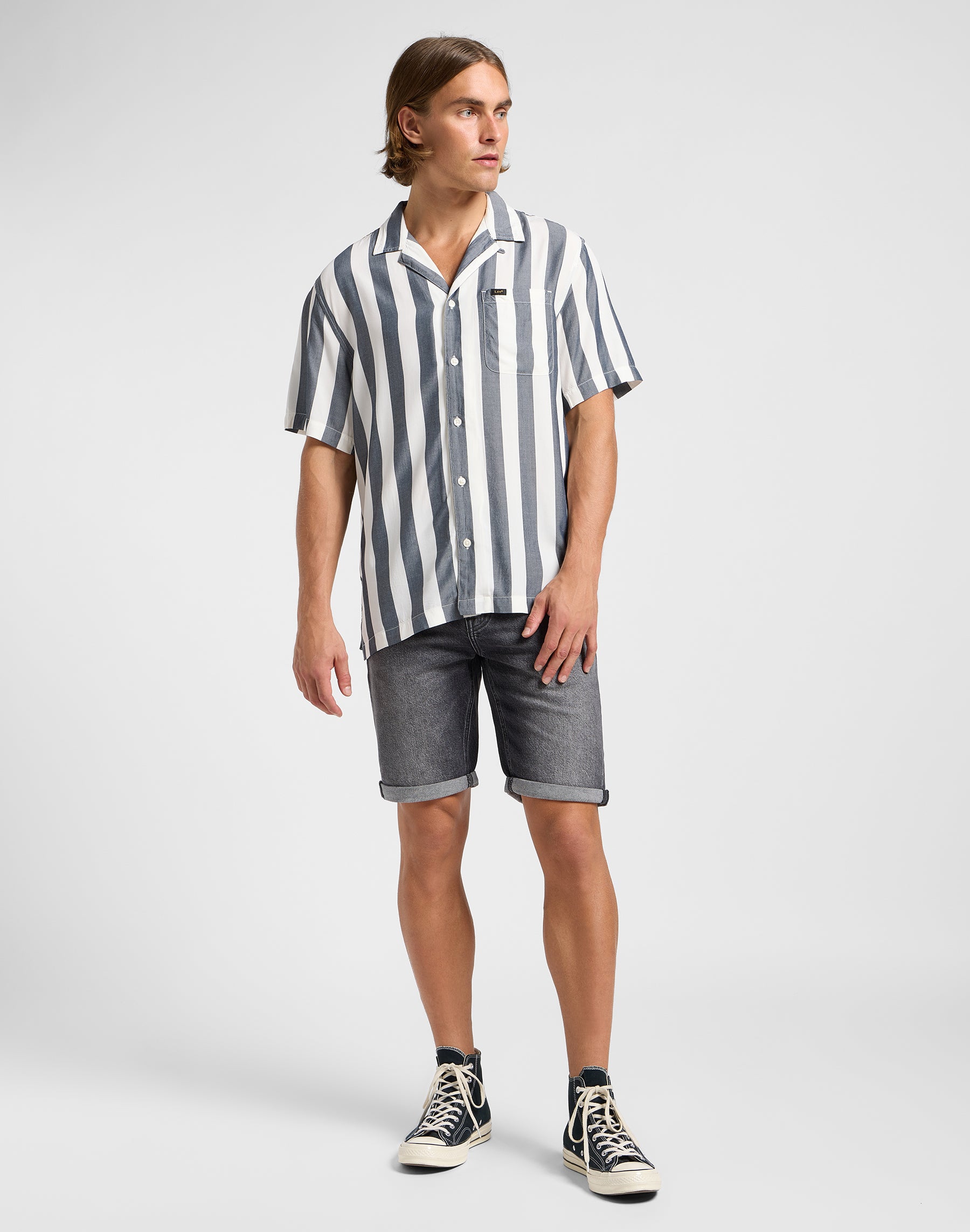 Resort Shirt in Rivet Navy Chemises Lee