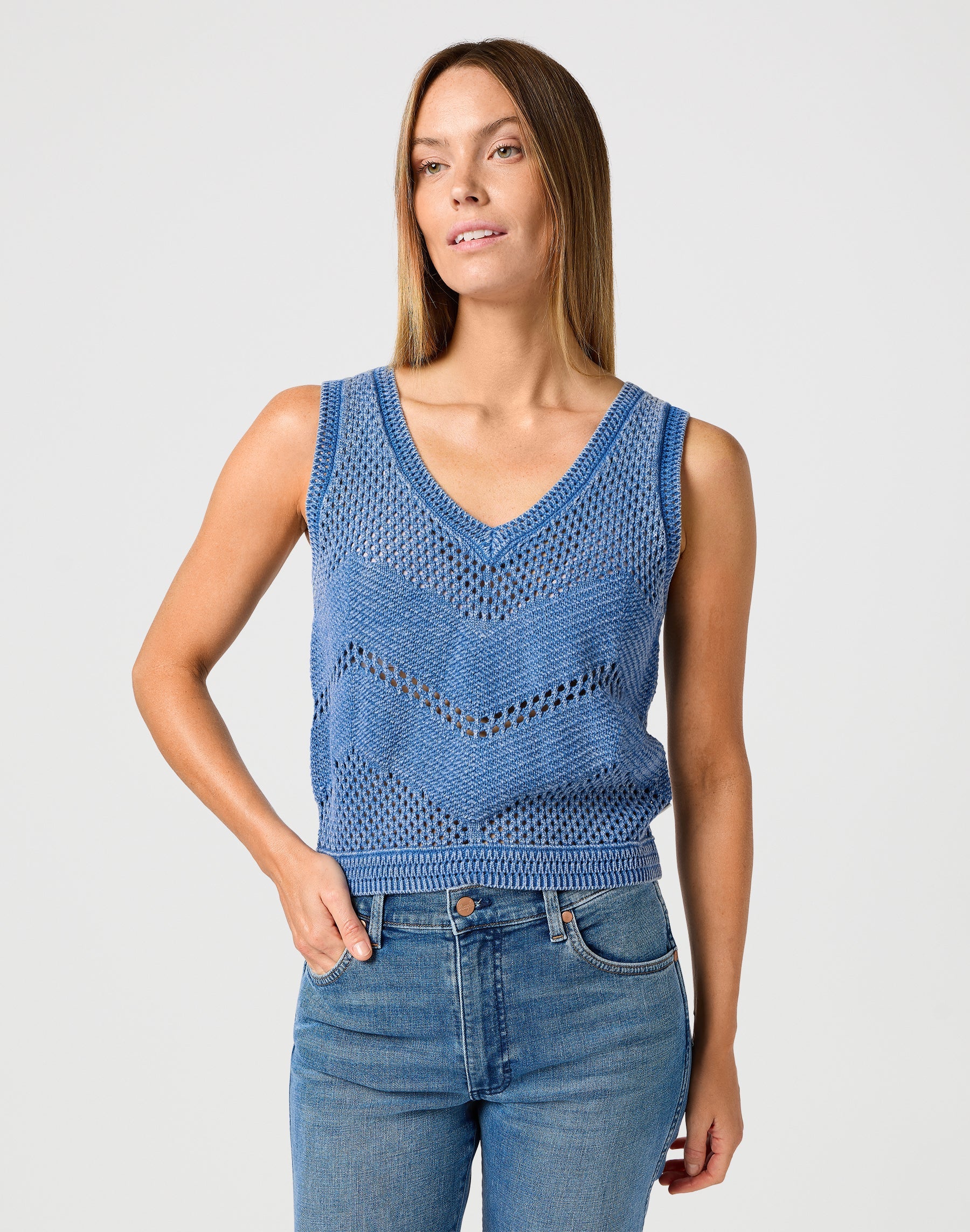 Sweater Tank dans Cyaneus T-shirts Wrangler