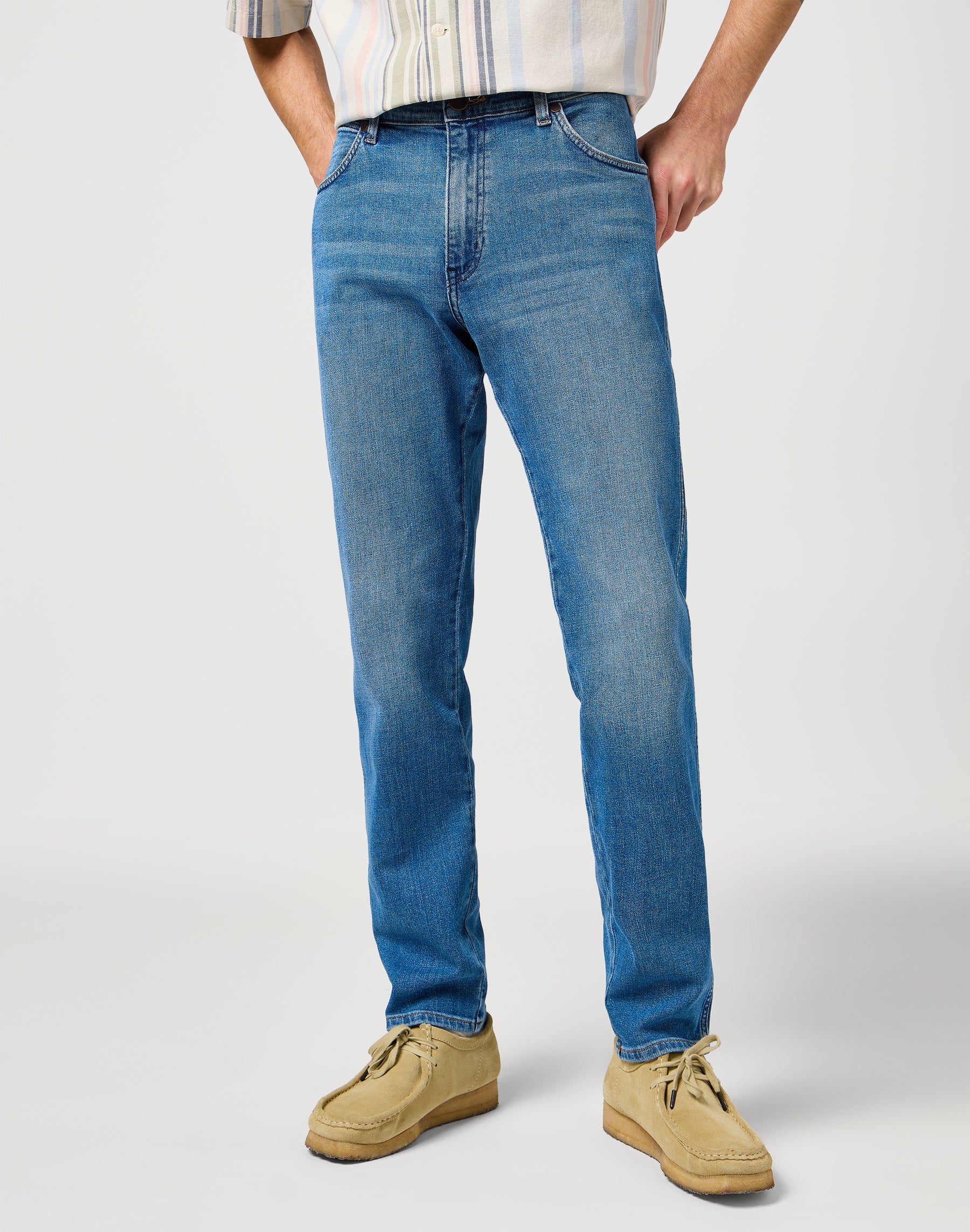 River en jeans bleu Bedazzled Wrangler