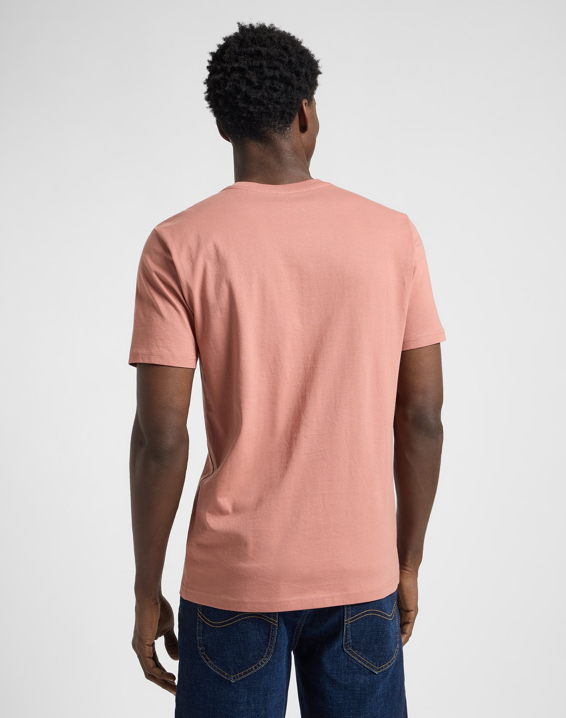 Ss Patch Logo Tee in Sépia T-shirts Lee