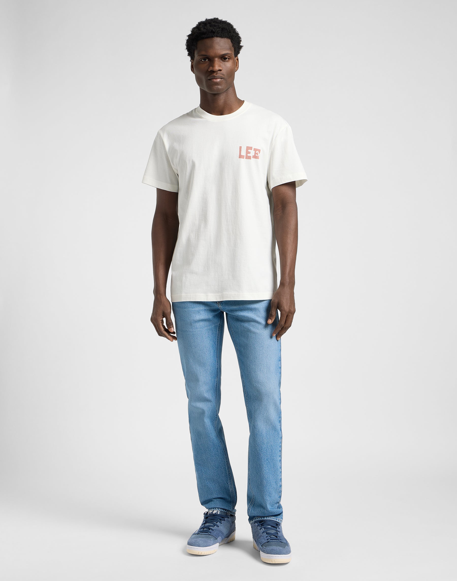Tee-shirt Relaxed Graphic en écru T-shirts Lee
