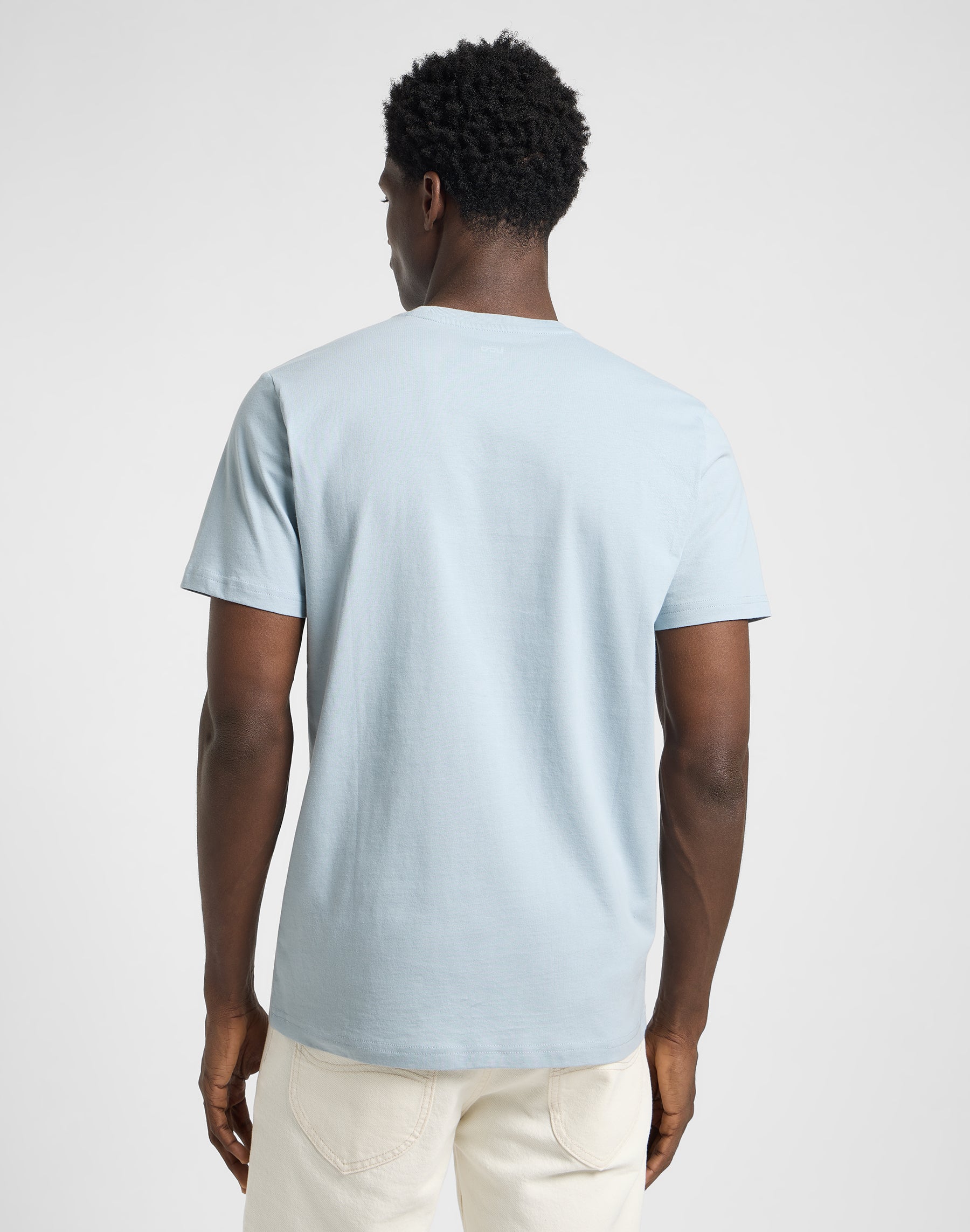 Ss Patch Logo Tee en gris béton T-shirts Lee