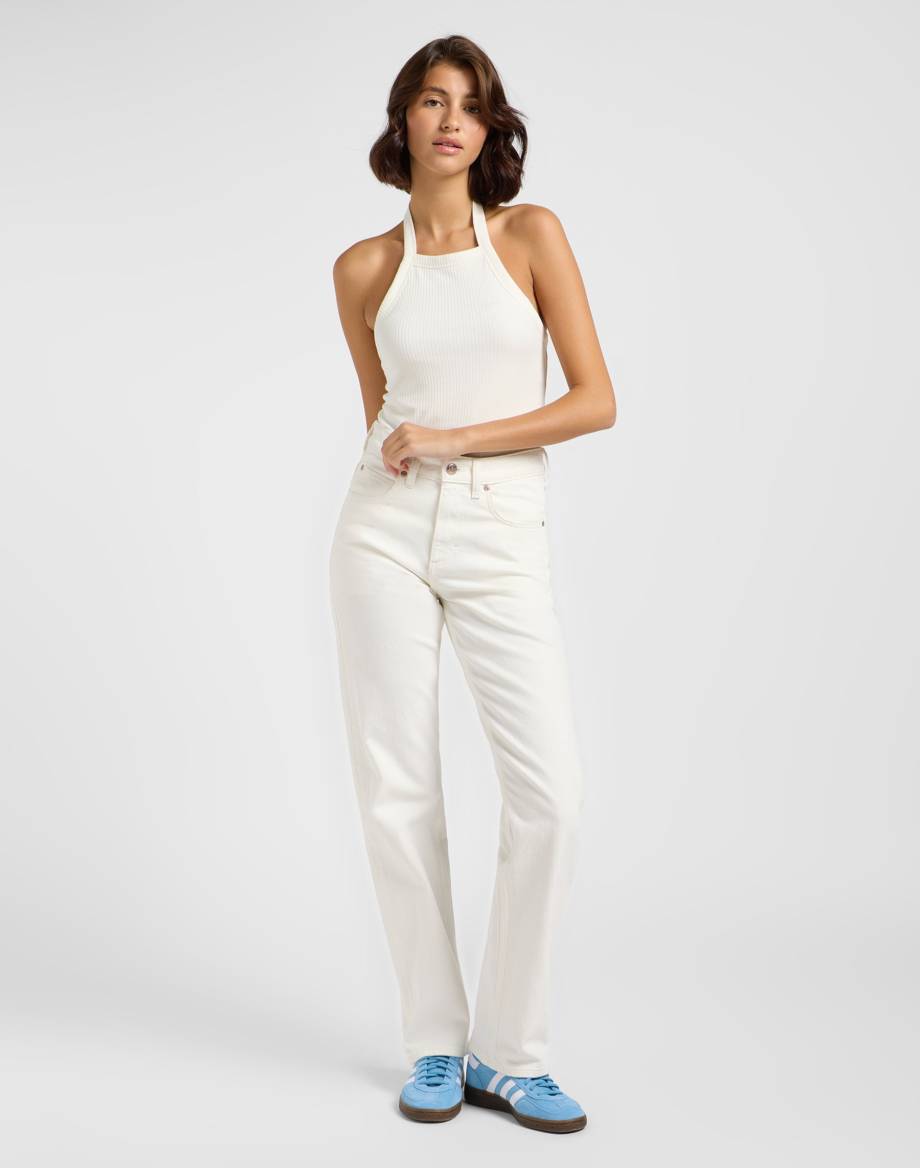 Rider Classic en jeans blanc vintage Lee