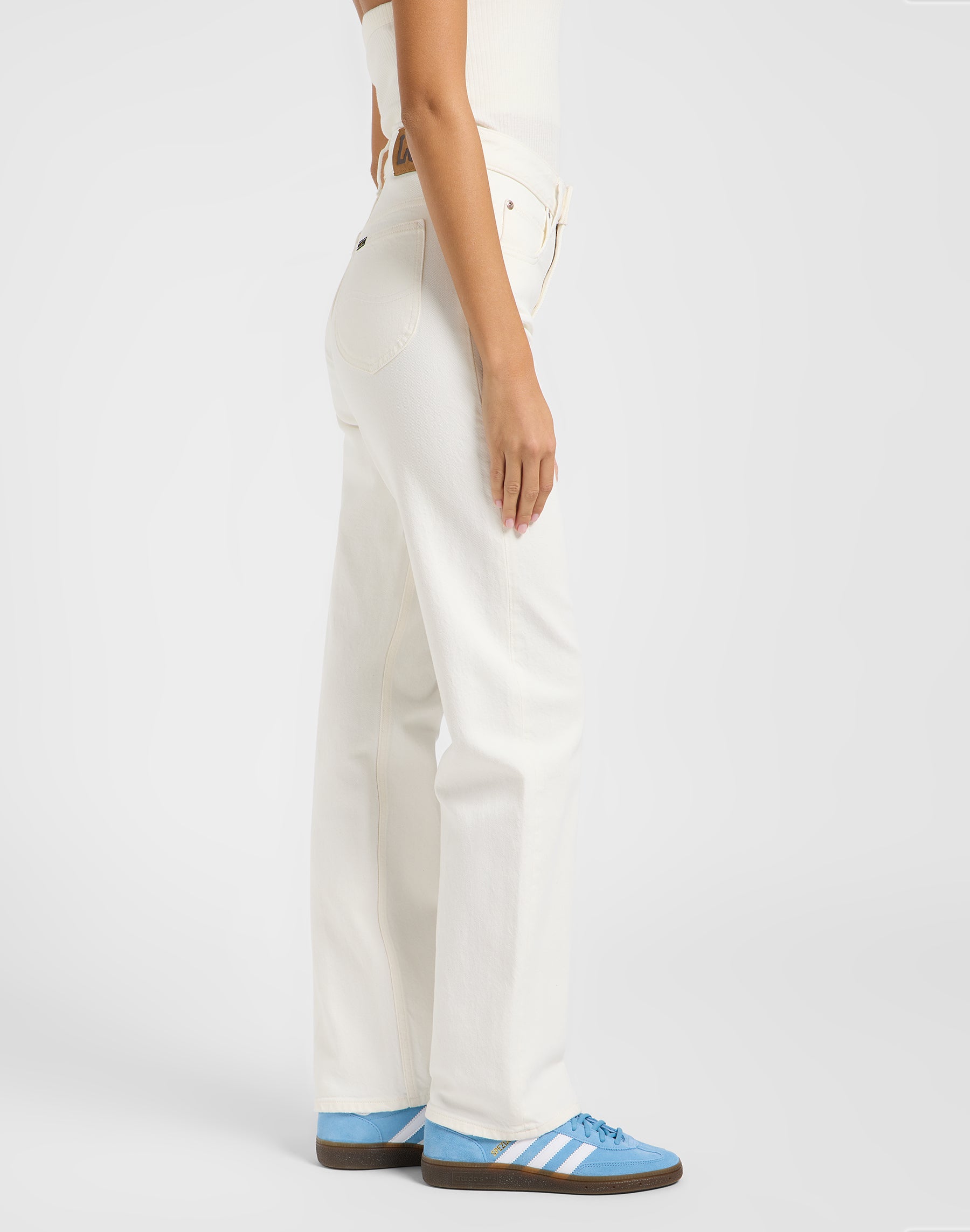 Rider Classic en jeans blanc vintage Lee