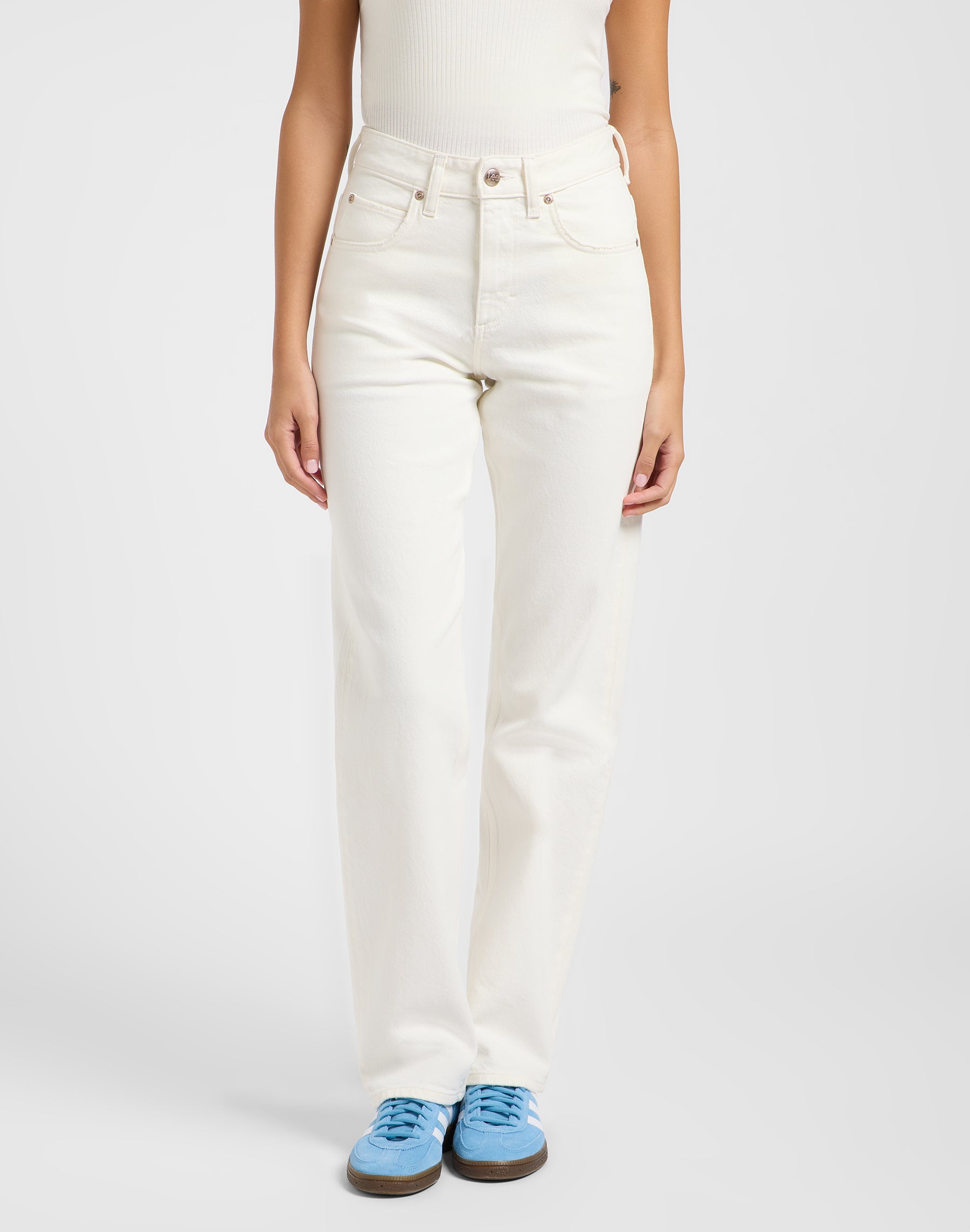 Rider Classic en jeans blanc vintage Lee