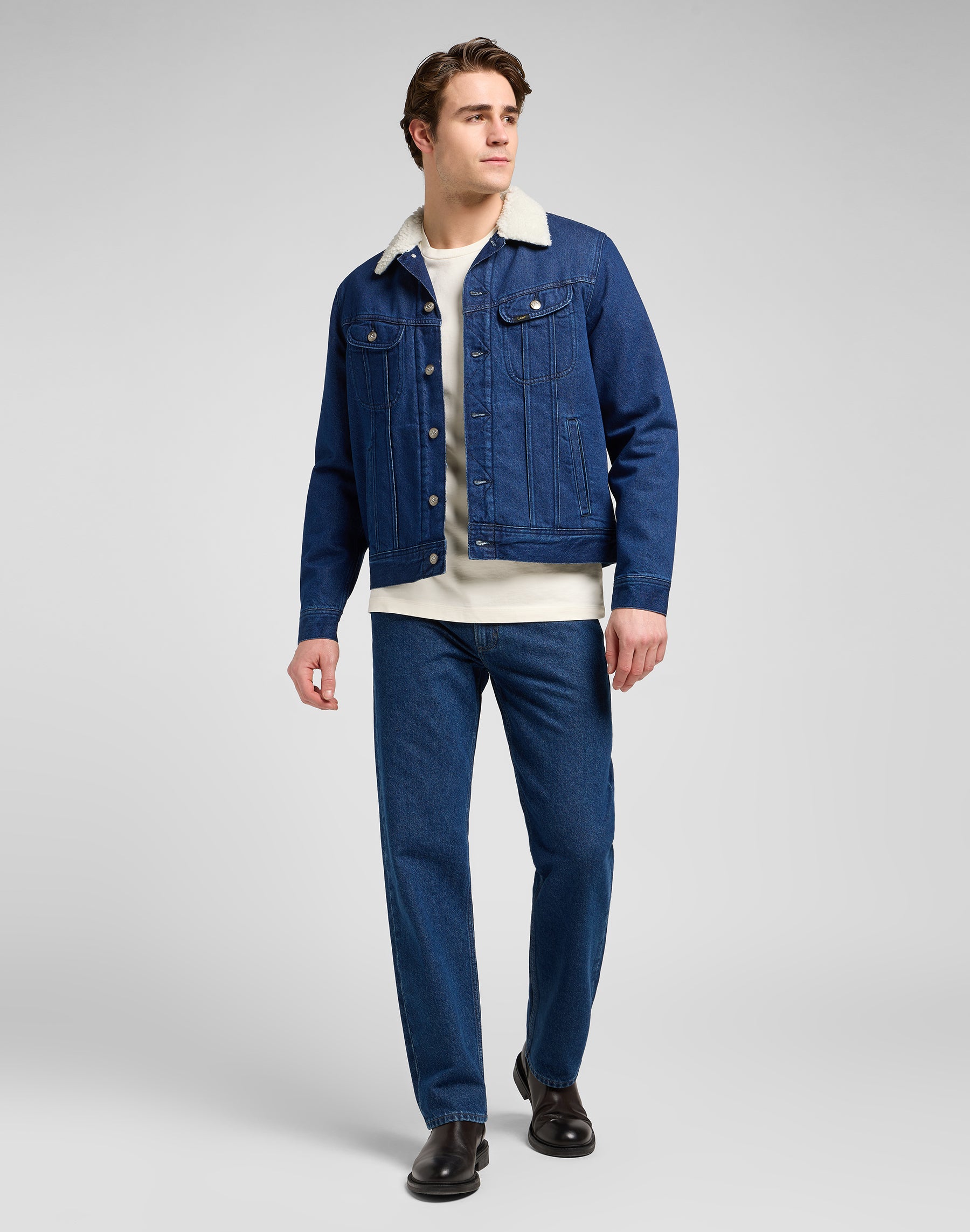 Veste sherpa dans Save It Vestes Lee