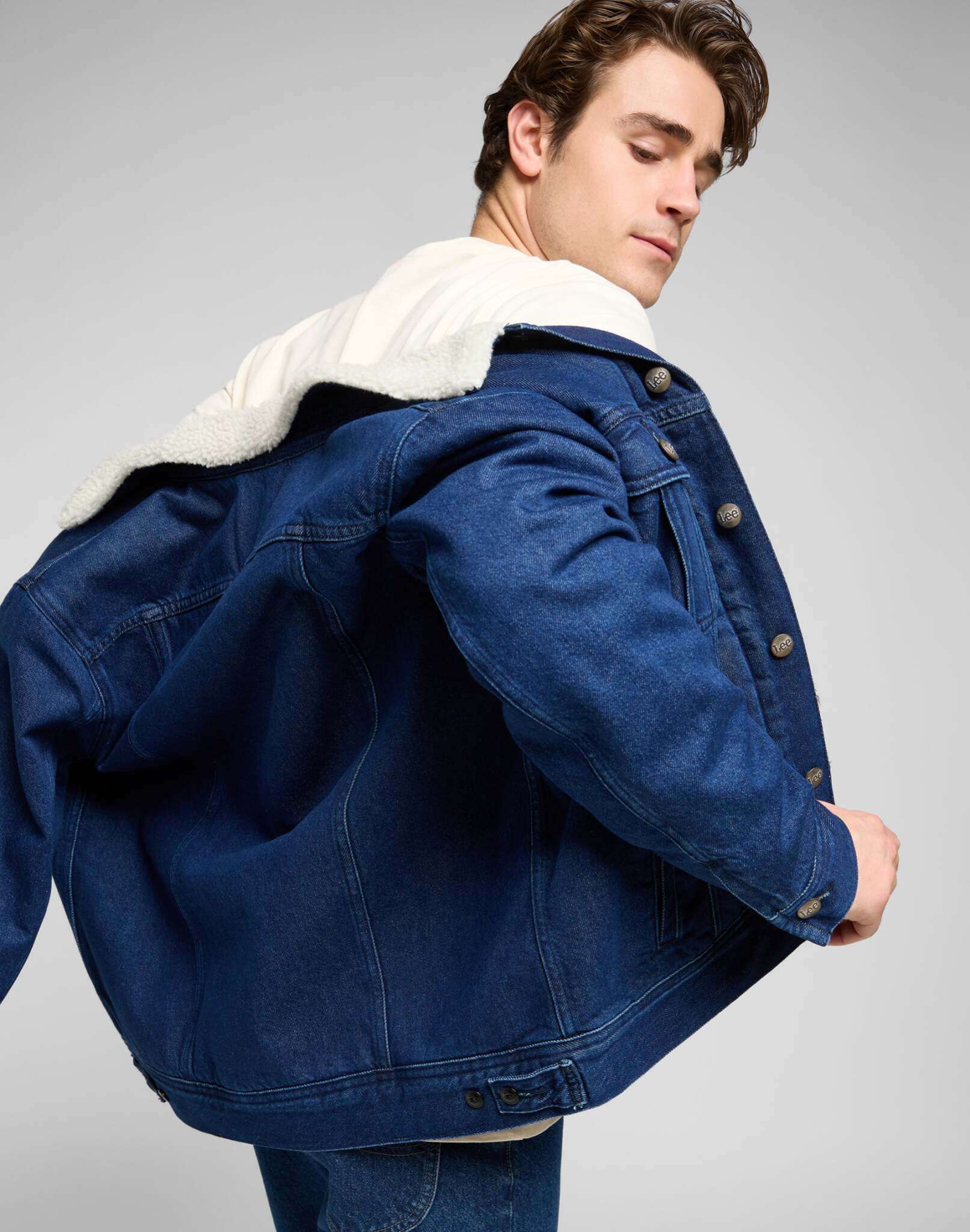 Veste sherpa dans Save It Vestes Lee