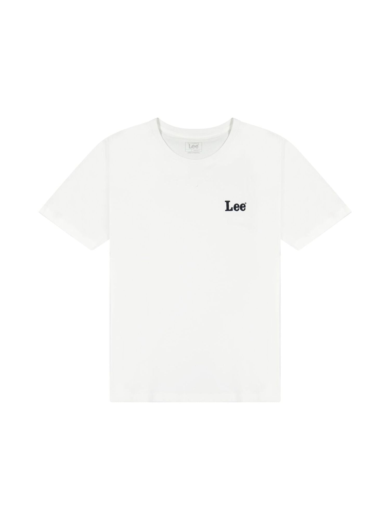 Tee Ss Small Logo en blanc brillant