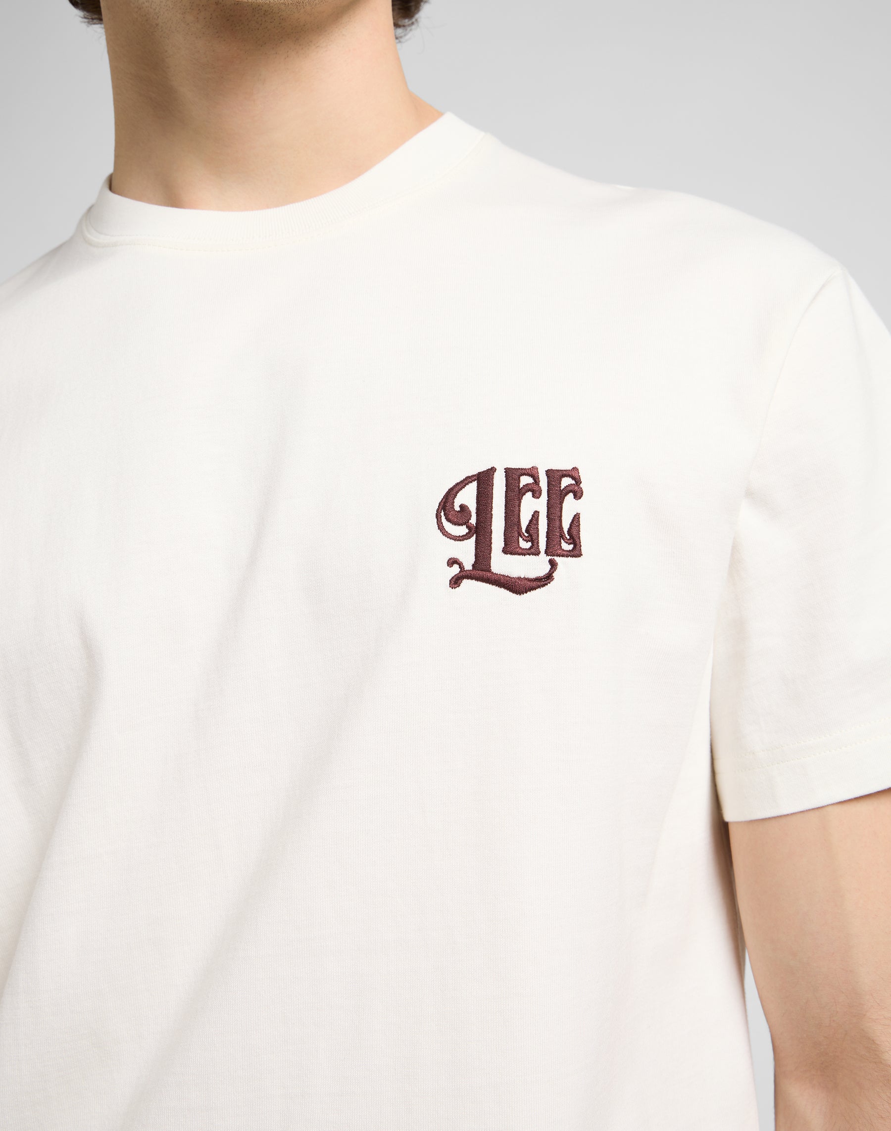 Tee-shirt Relaxed Graphic en écru T-shirts Lee