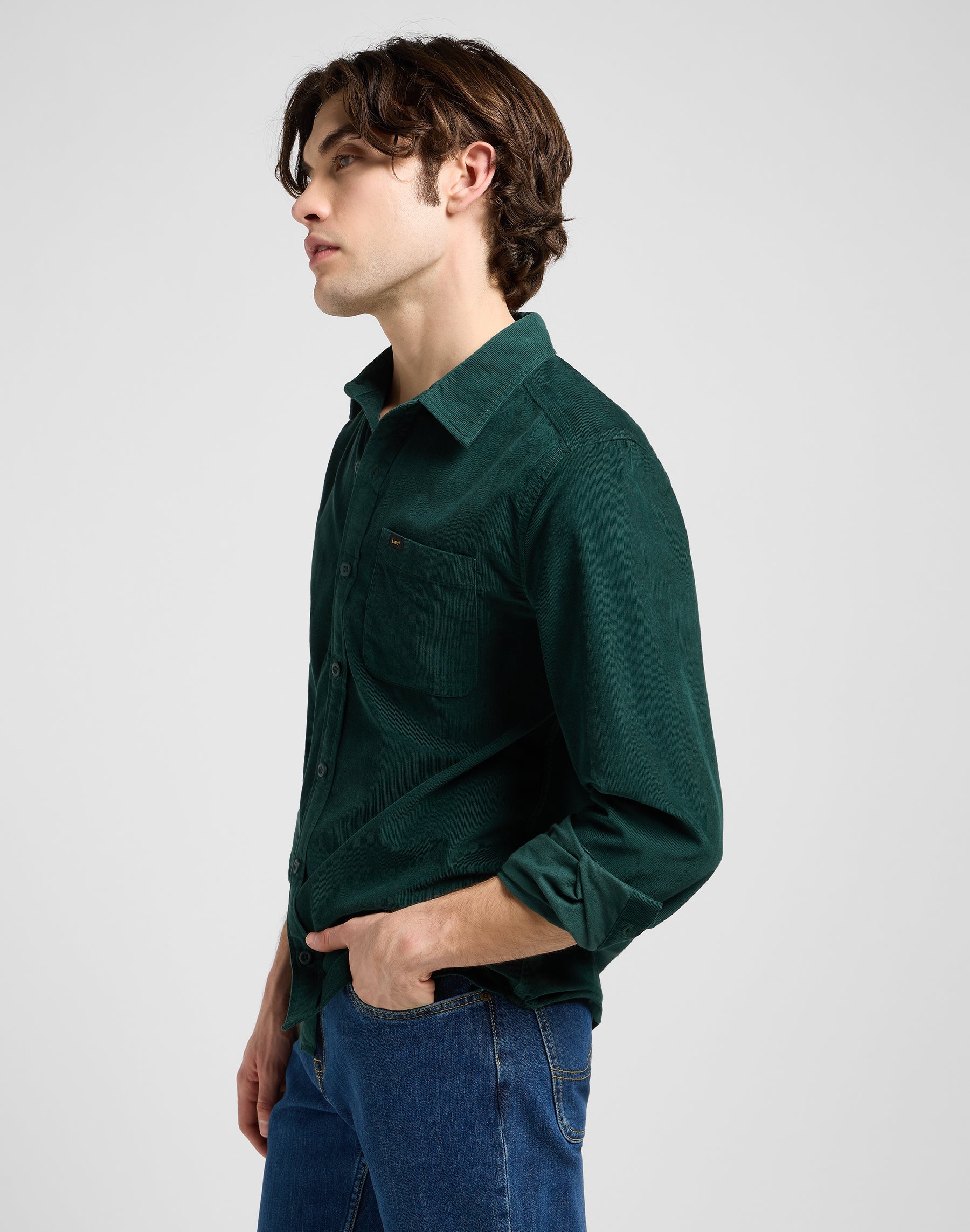 Leesure Shirt in Jade Forest Chemises Lee
