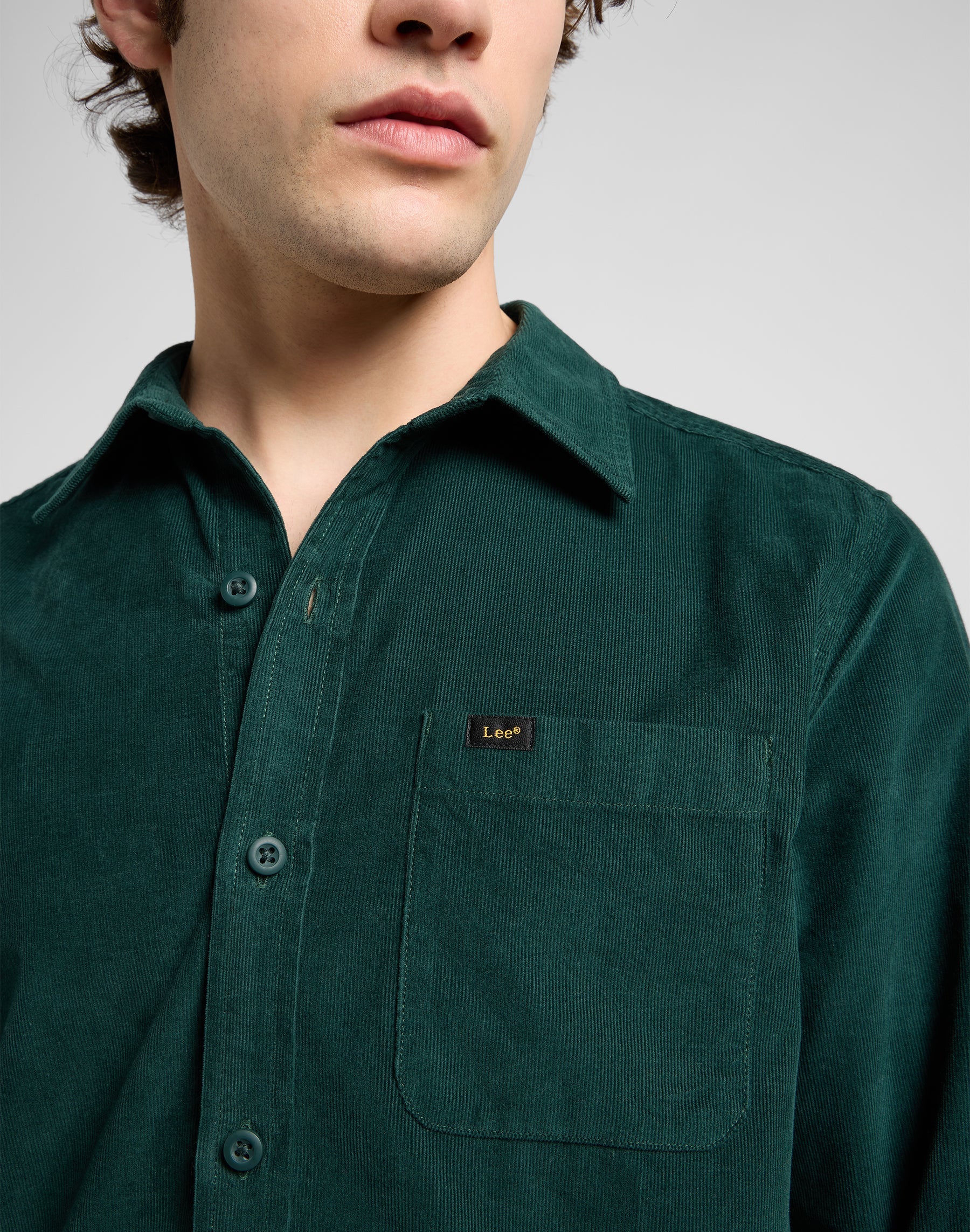 Leesure Shirt in Jade Forest Chemises Lee