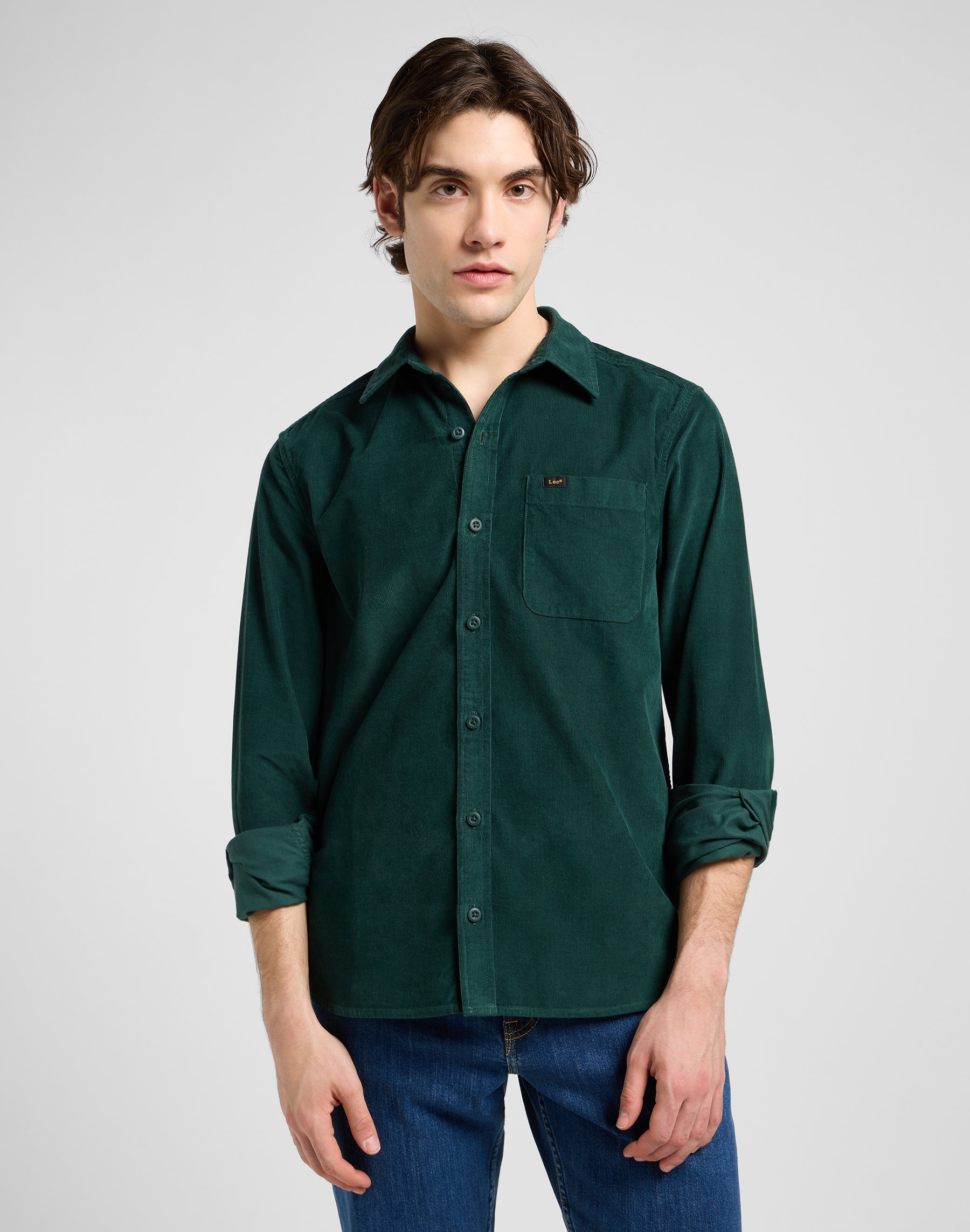 Leesure Shirt in Jade Forest Chemises Lee