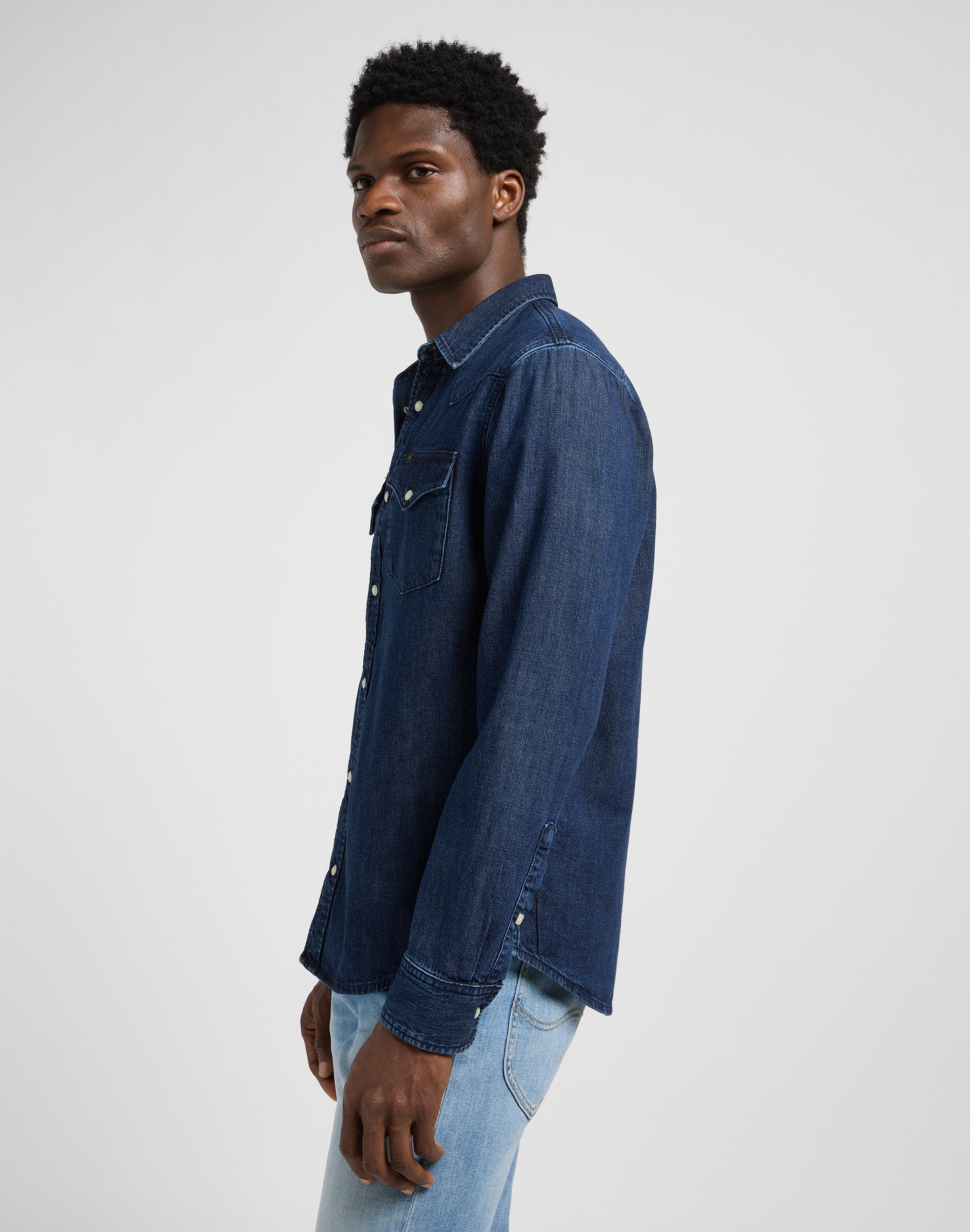 Chemise Regular Western in Rinse Chemises Lee