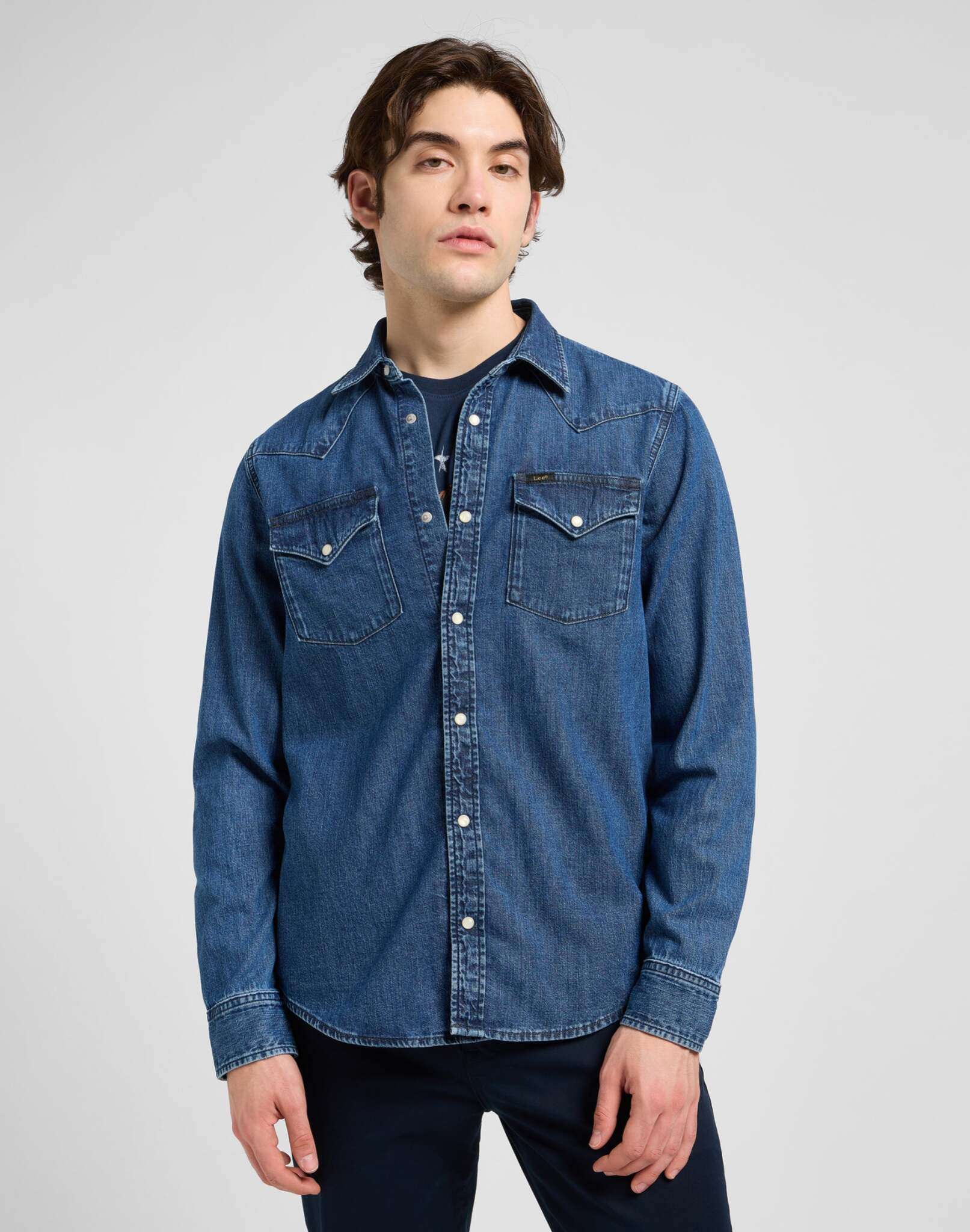 Chemise Regular Western in Roaring Rapids Chemises Lee
