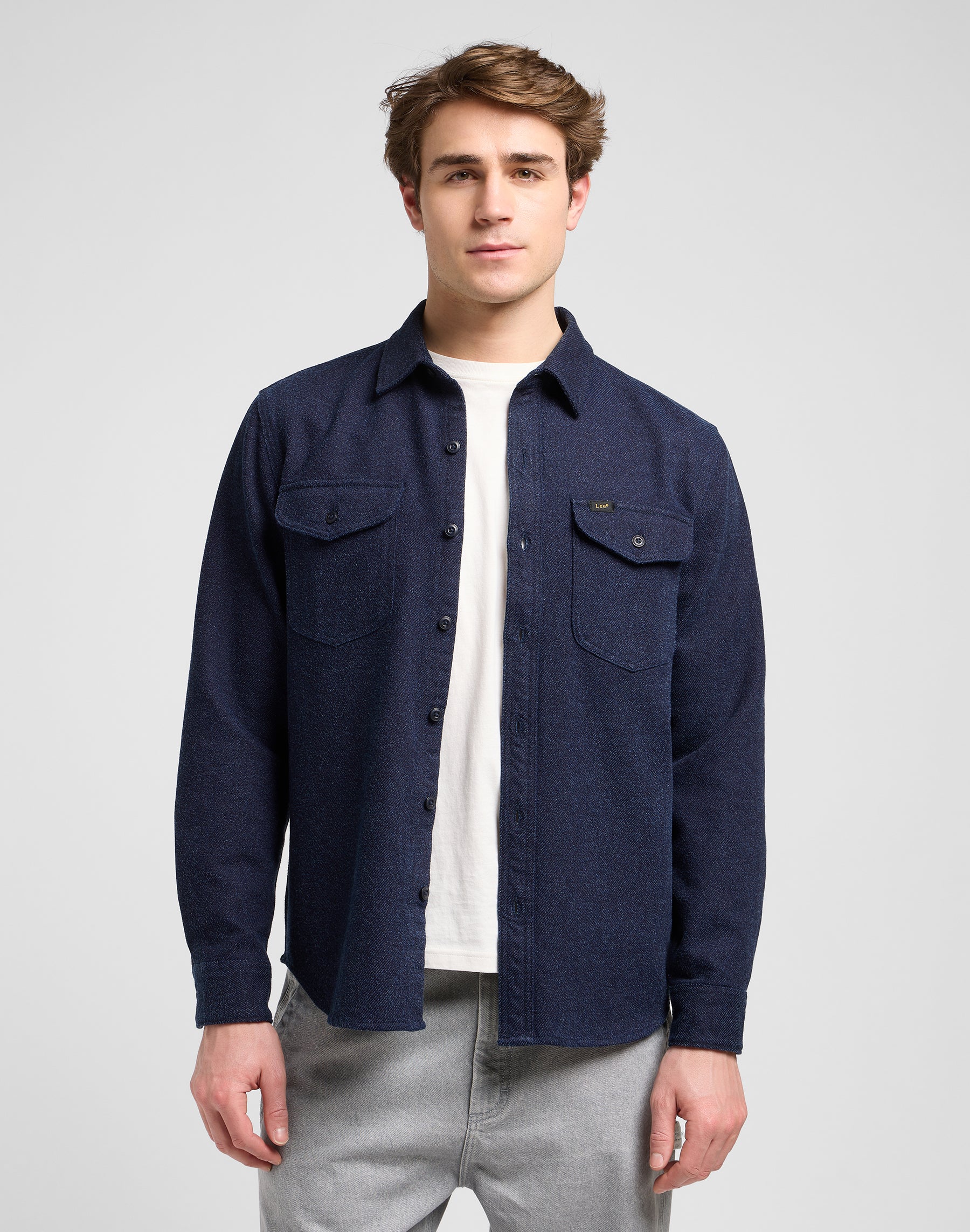 Chemise de travail Indigo Jaspe Chemises Lee