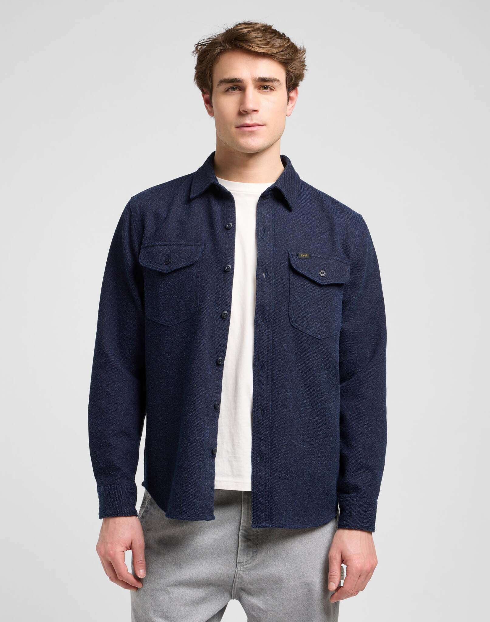 Chemise de travail Indigo Jaspe Chemises Lee