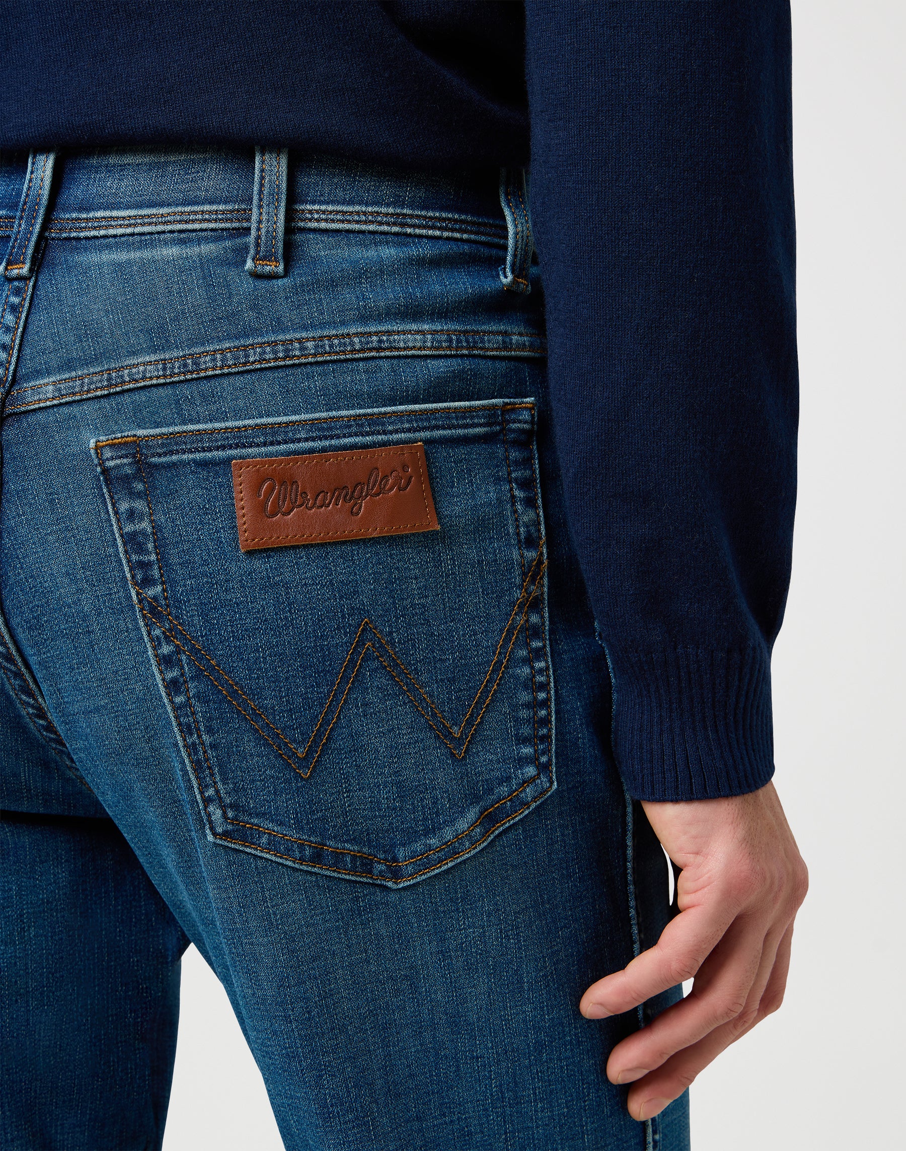 Texas Slim en rouge Jeans Wrangler