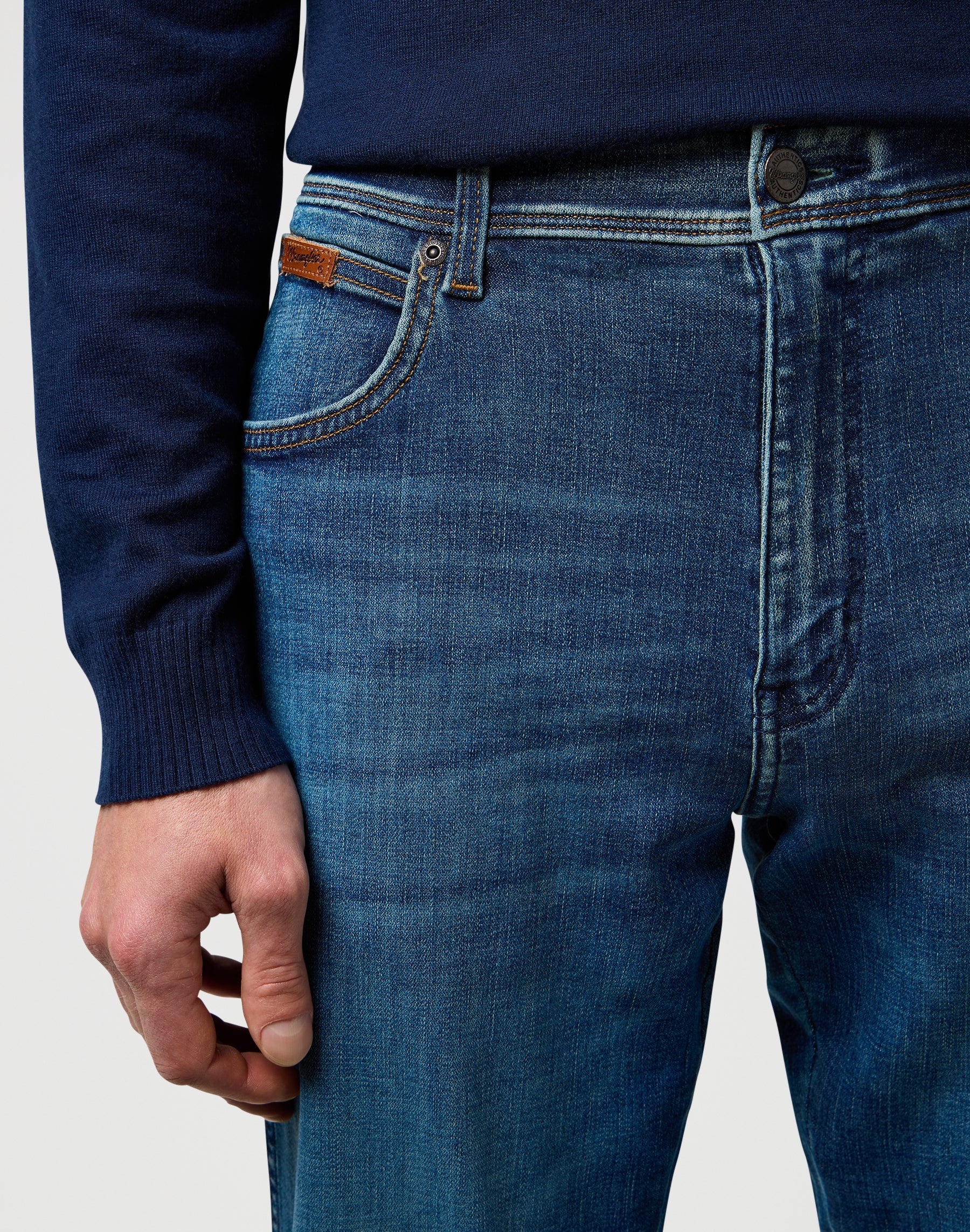 Texas Slim en rouge Jeans Wrangler