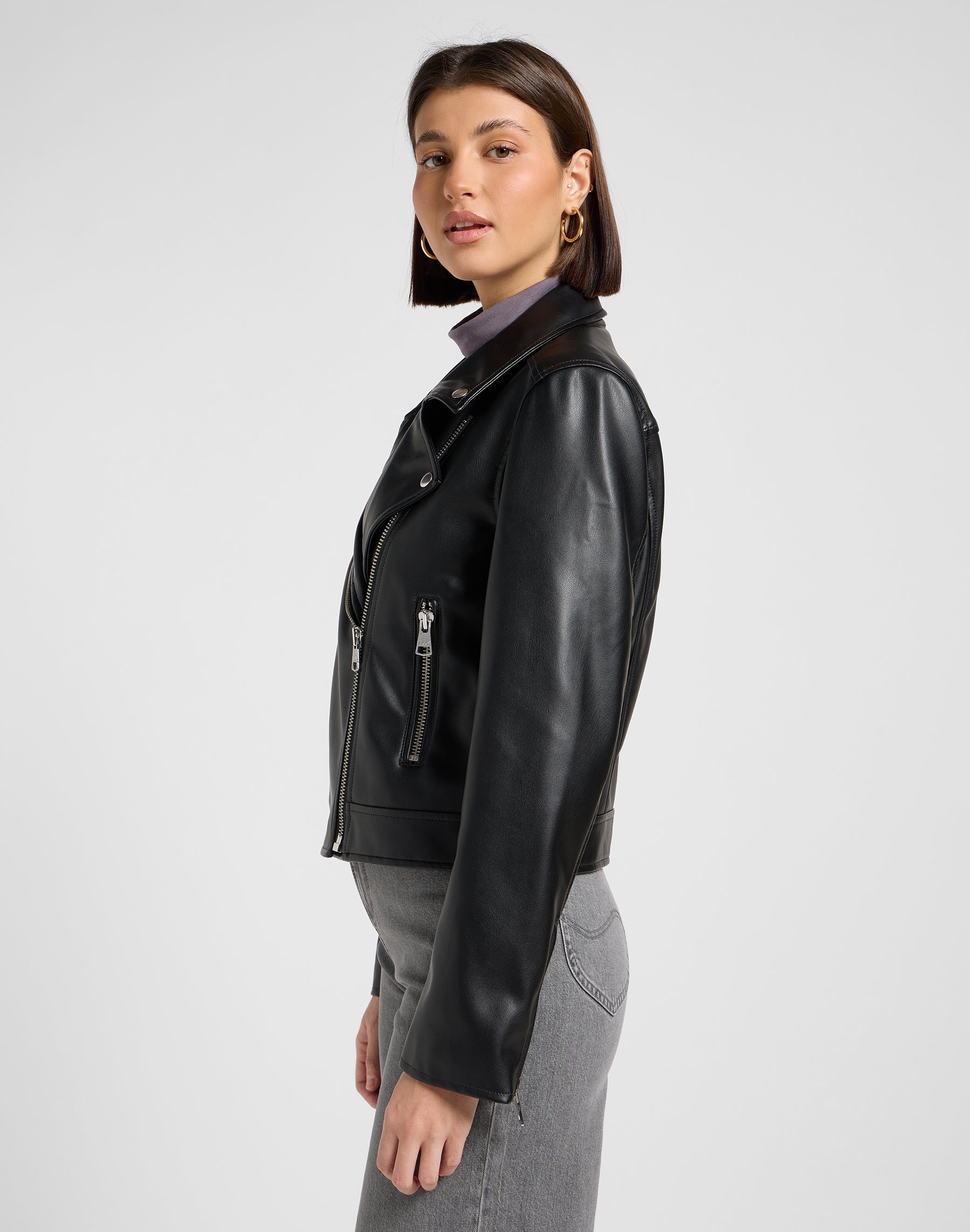 Moto Jacket in Black Vestes Lee